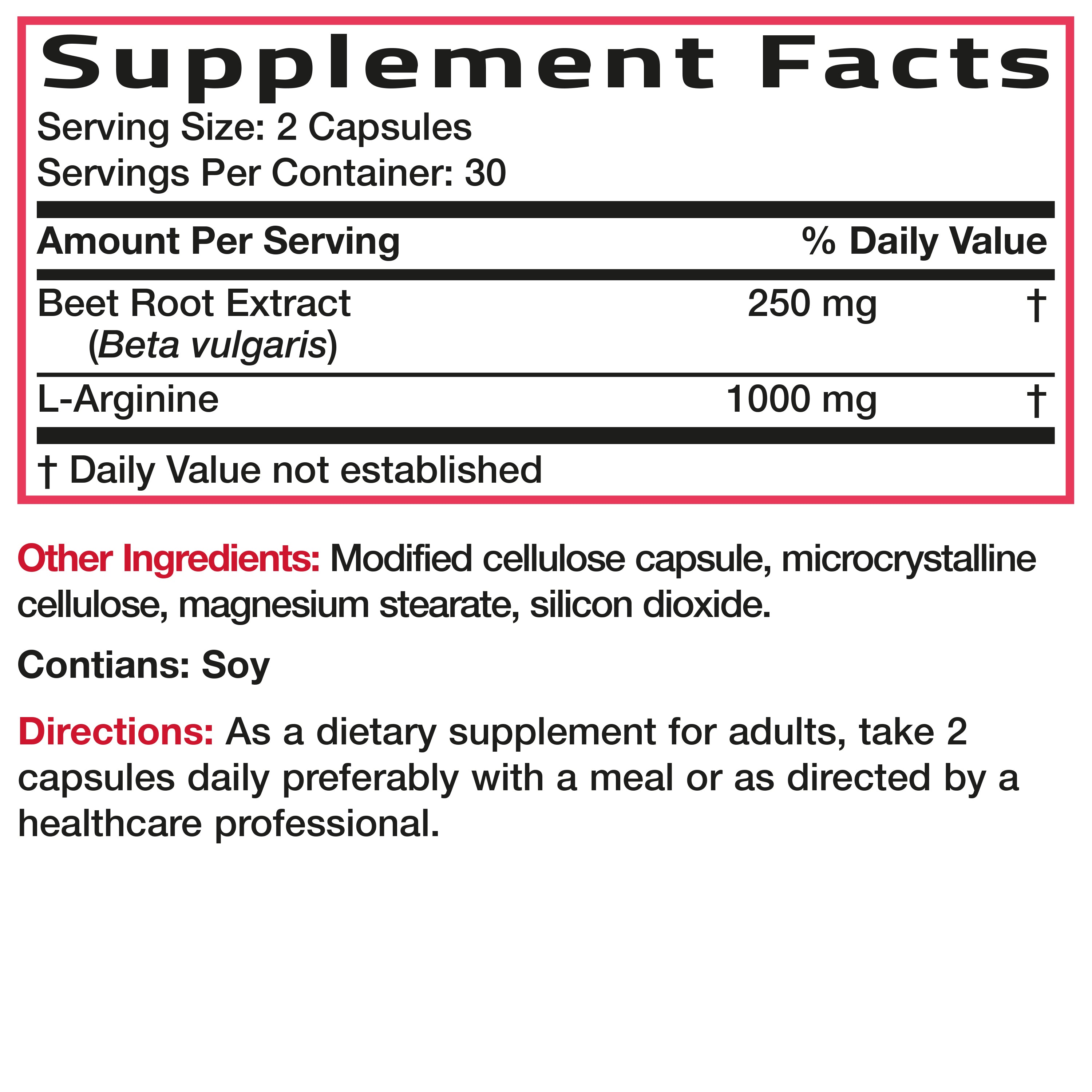 Beet Root + L-Arginine