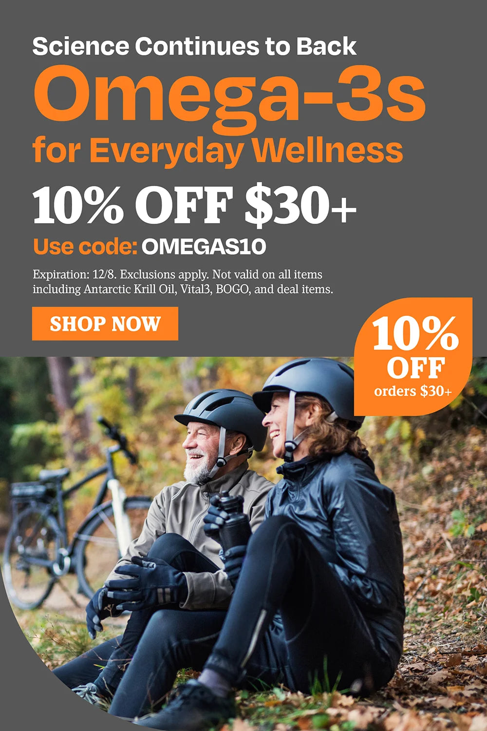 Science continues to back omega-3s. 10% off $30 use code OMEGAS10