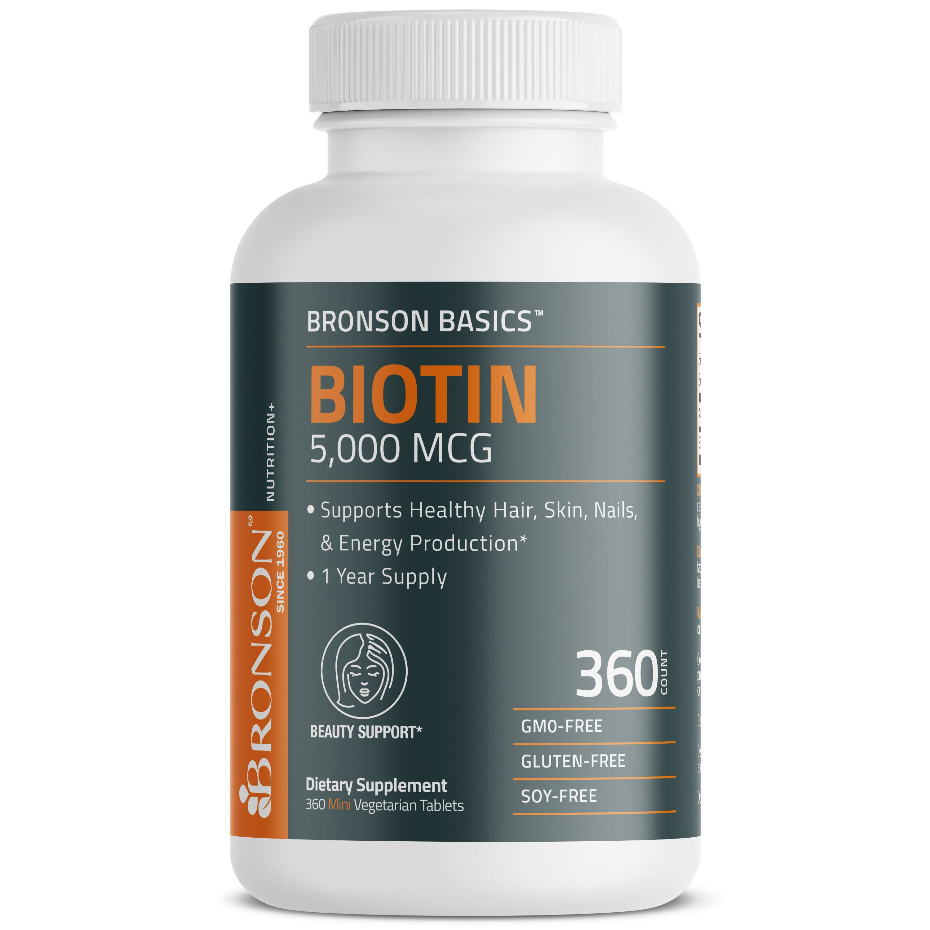 Biotin 5,000 MCG, 360 Tablets view 3 of 6