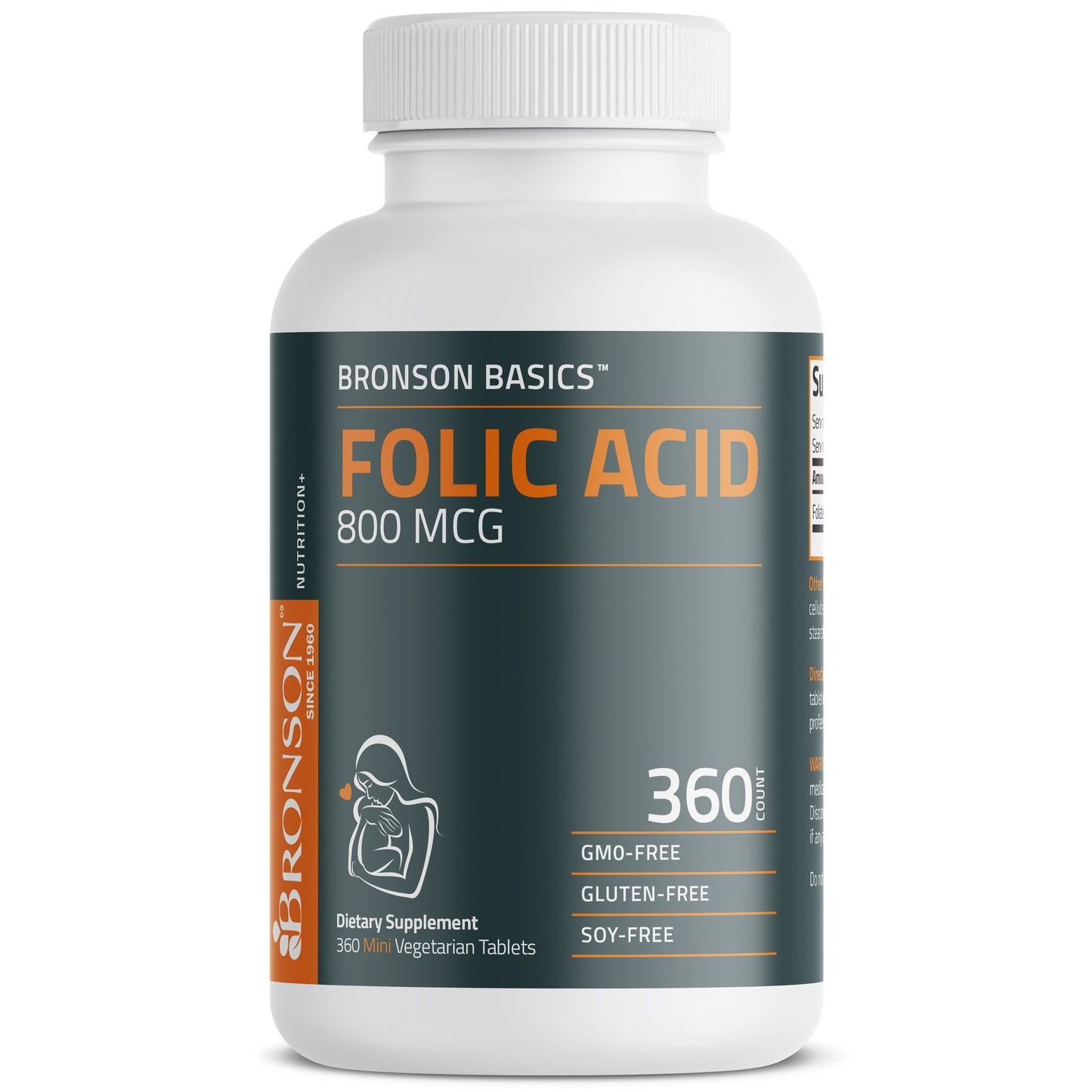 Folic Acid 800 MCG, 360 Tablets