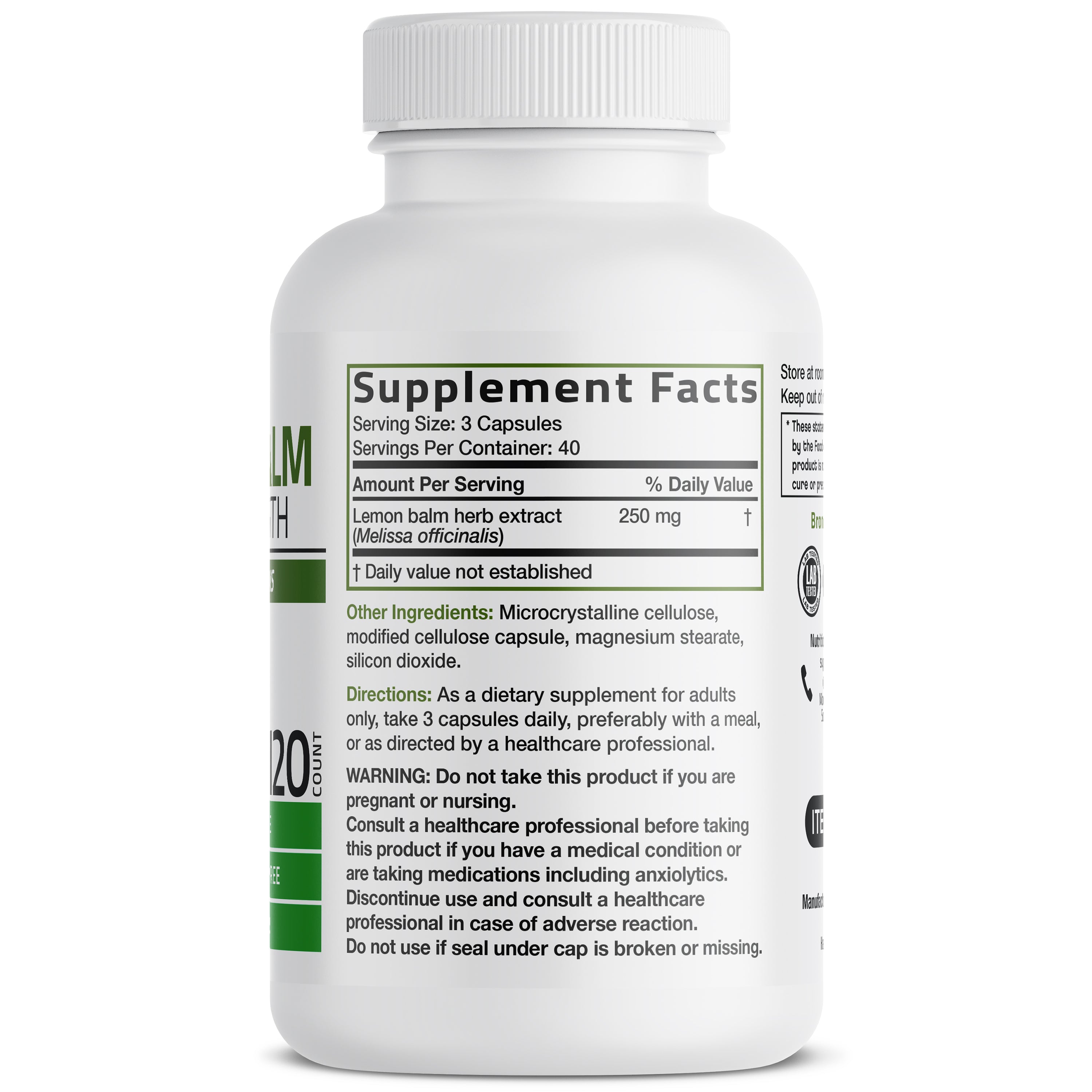 Melissa Lemon Balm Extra Strength