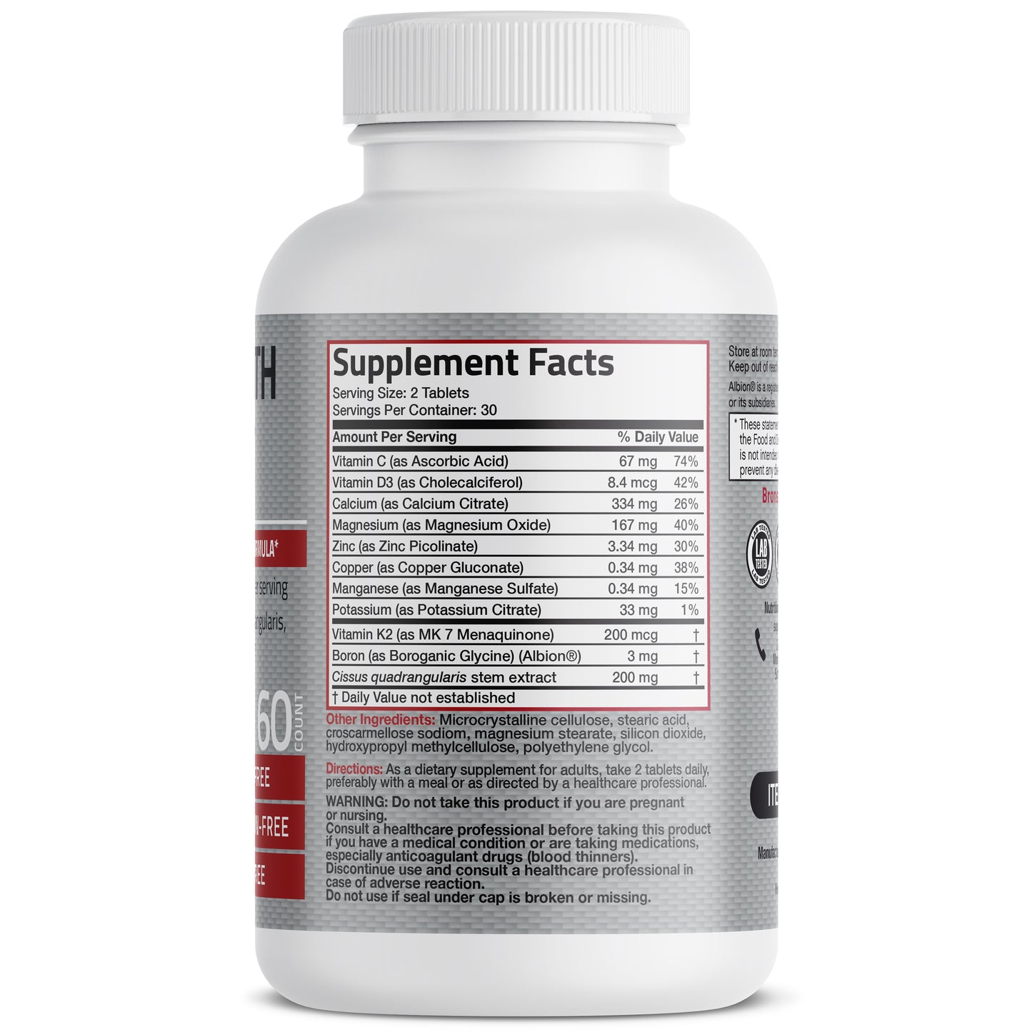 Bone Health & Strength Complex Formula – bronsonlabs