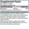 Magnesium Glycinate Extra Strength view 12 of 6