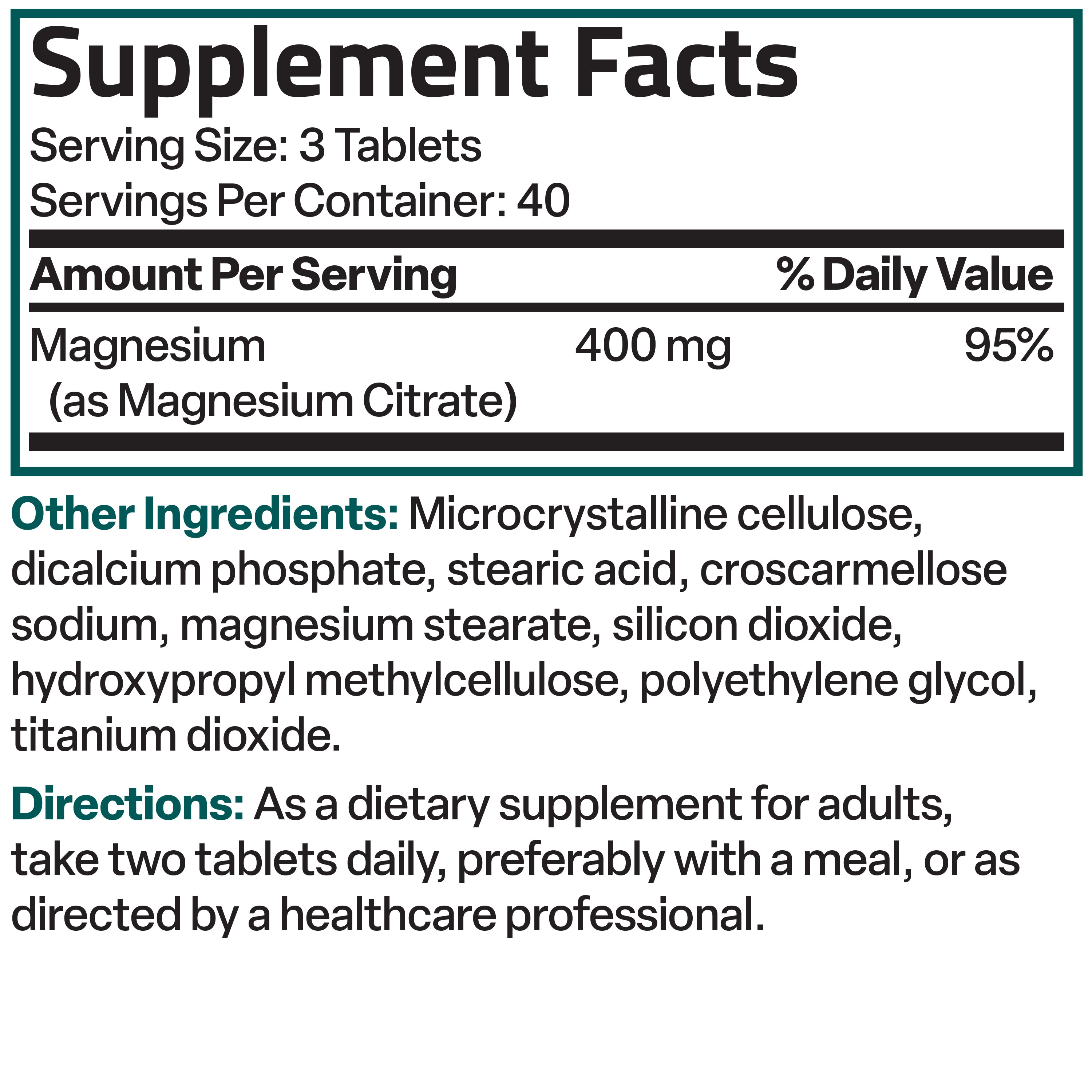 Magnesium Citrate