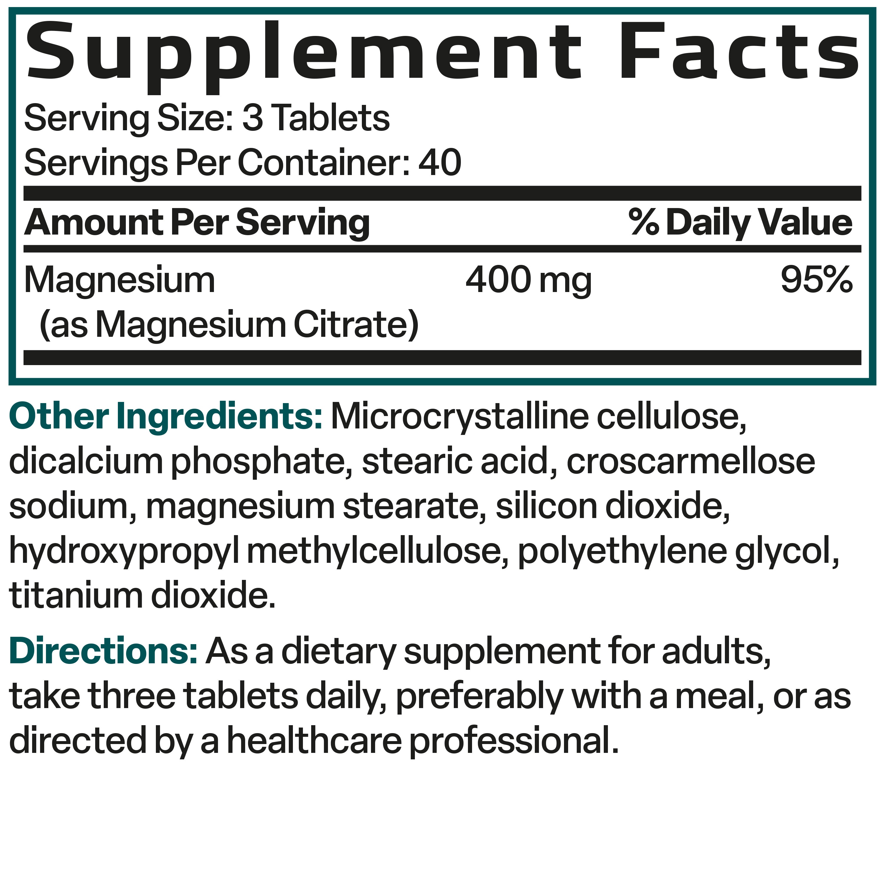Magnesium Citrate