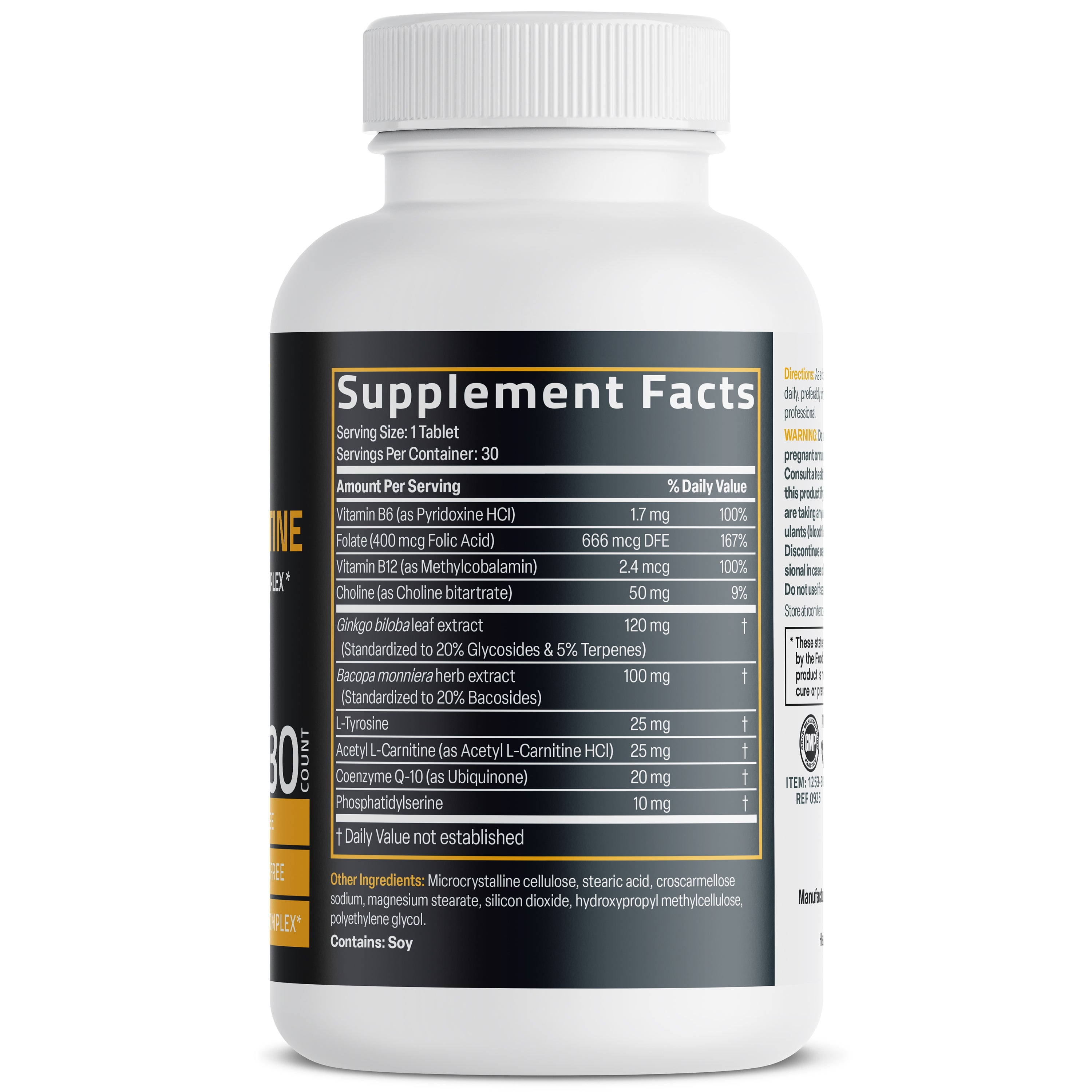 Ginkgo, Bacopa & Acetyl L-Carnitine Bronson Vitamins | Quality Vitamins and Supplements since 1960 Ginkgo, Bacopa & Acetyl L-Carnitine Bronson Vitamins | Quality Vitamins and Supplements since 1960