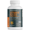 Vitamin K2 MK-7 Plus Vitamin D3 10,000 IU Extra Strength Tablets thumbnail 3