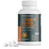 Vitamin K2 MK-7 Plus Vitamin D3 10,000 IU Extra Strength Tablets thumbnail 1