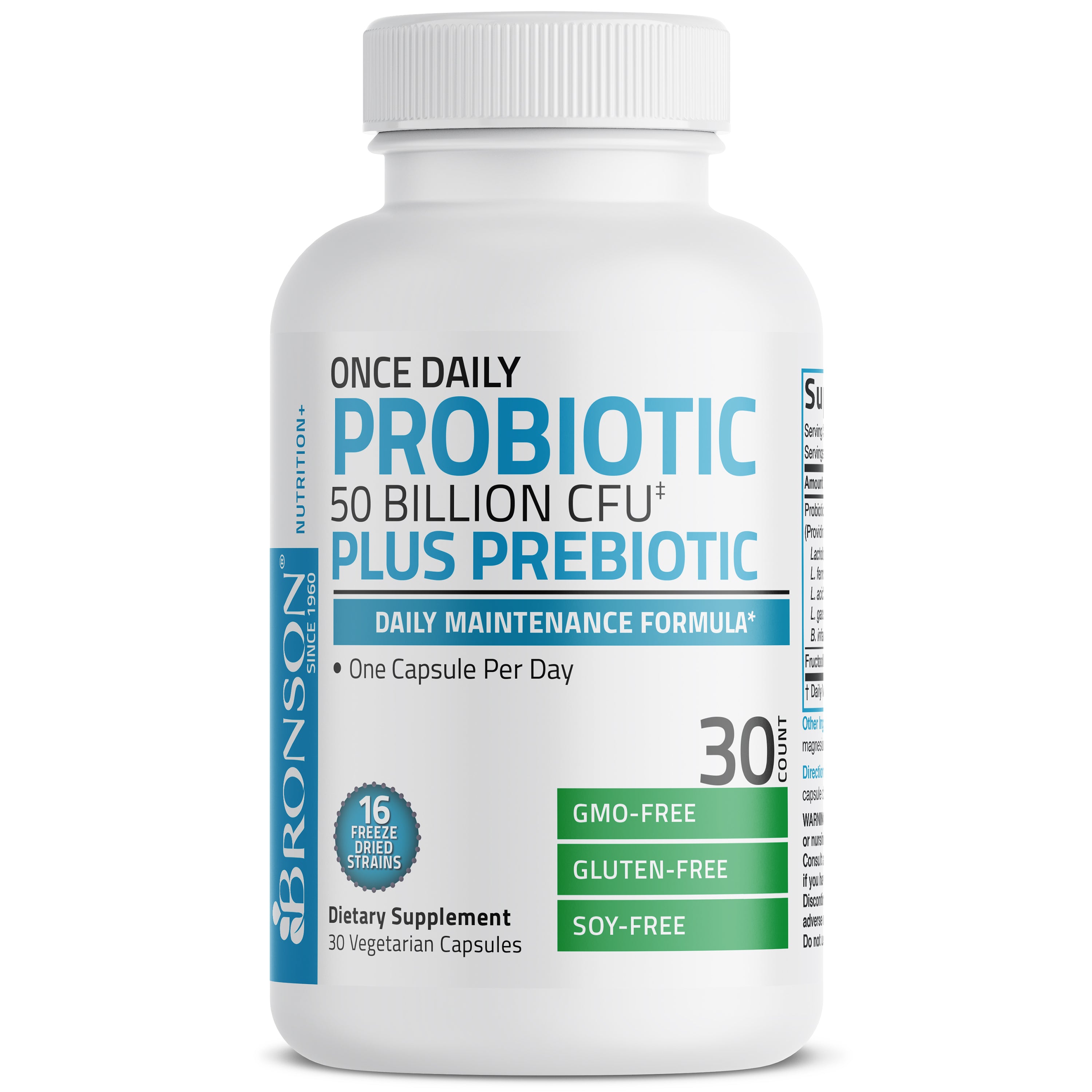 Once Daily Probiotic 50 Billion CFU Plus Prebiotic