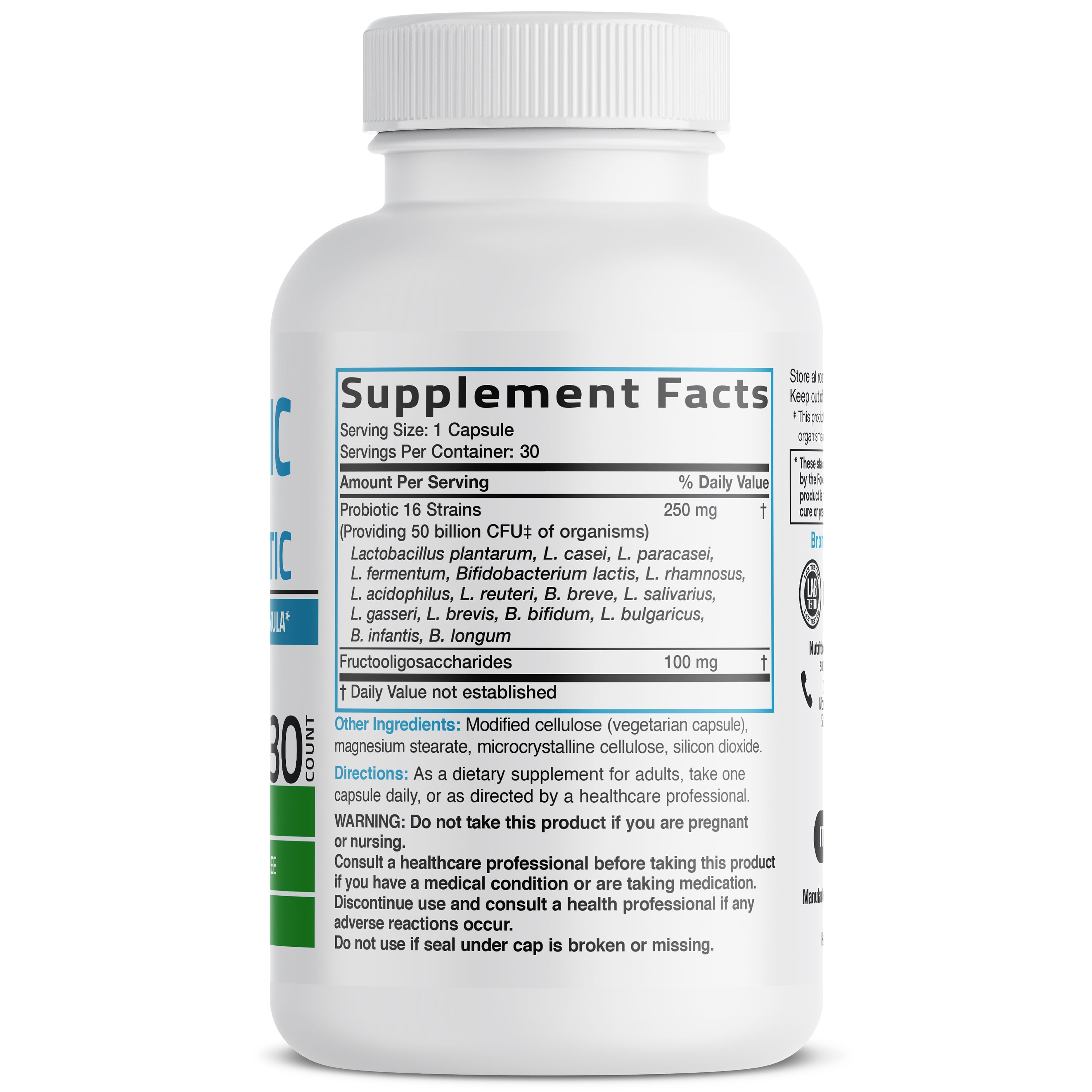 Once Daily Probiotic 50 Billion CFU Plus Prebiotic