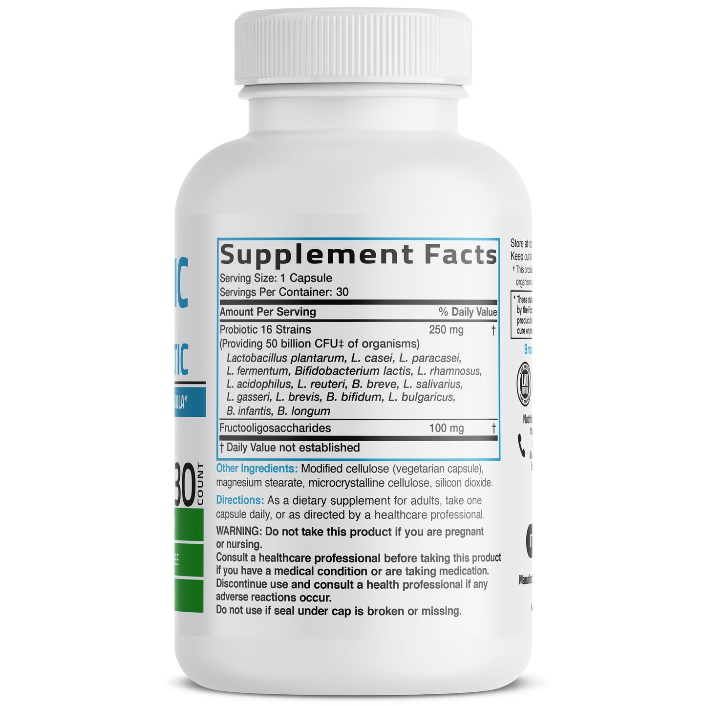 Once Daily Probiotic 50 Billion CFU Plus Prebiotic