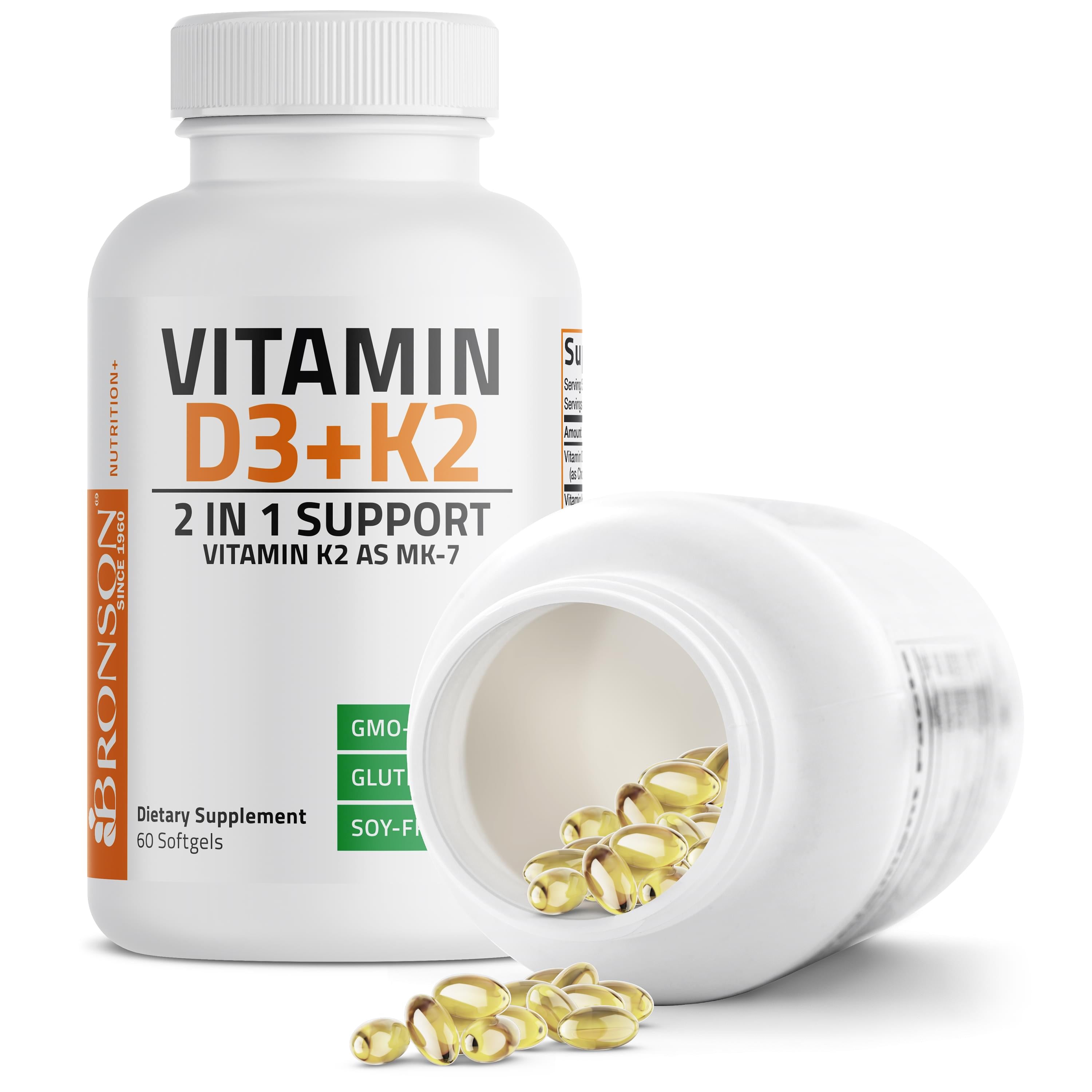 Vitamin D3 + K2 Softgels