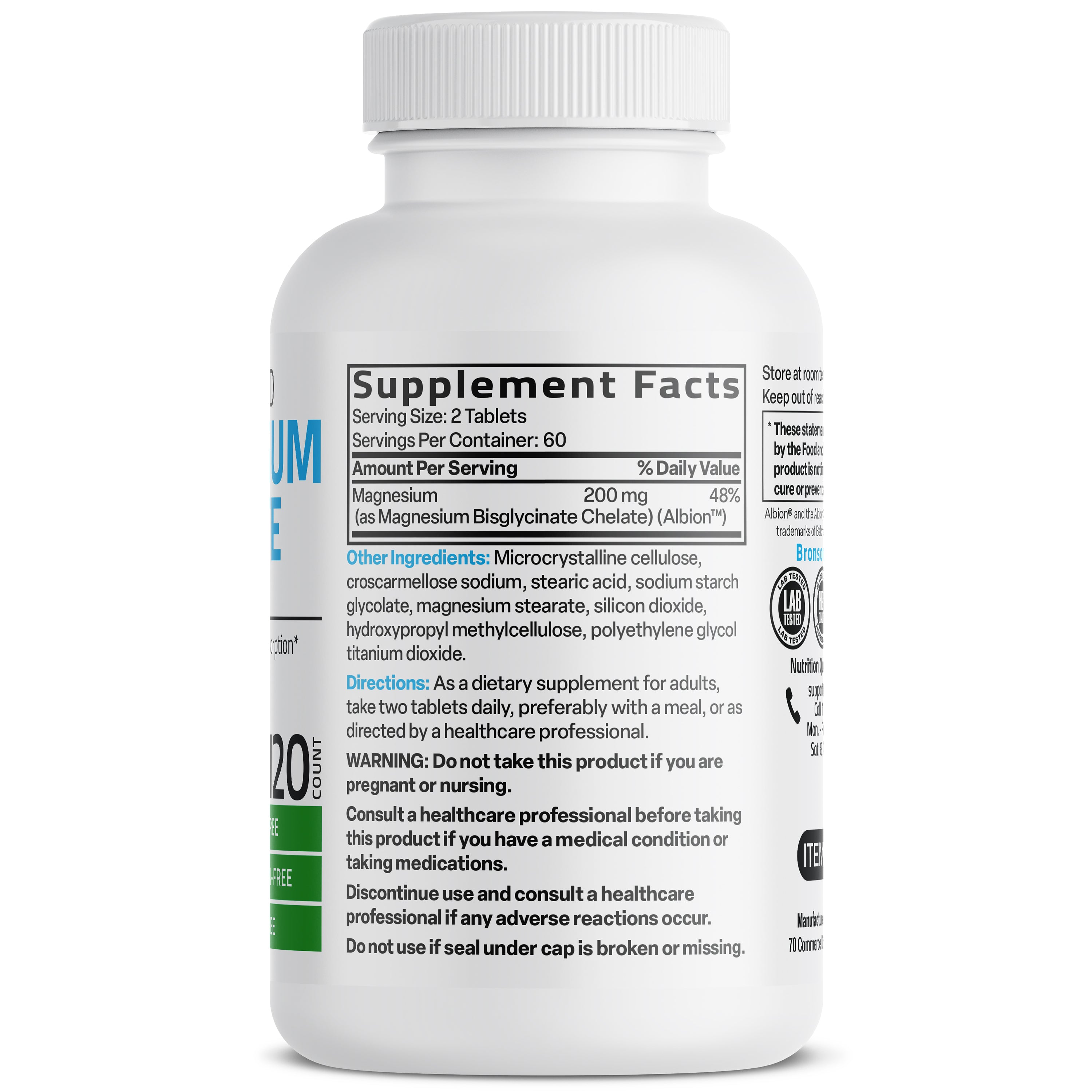Fully Chelated Magnesium Glycinate