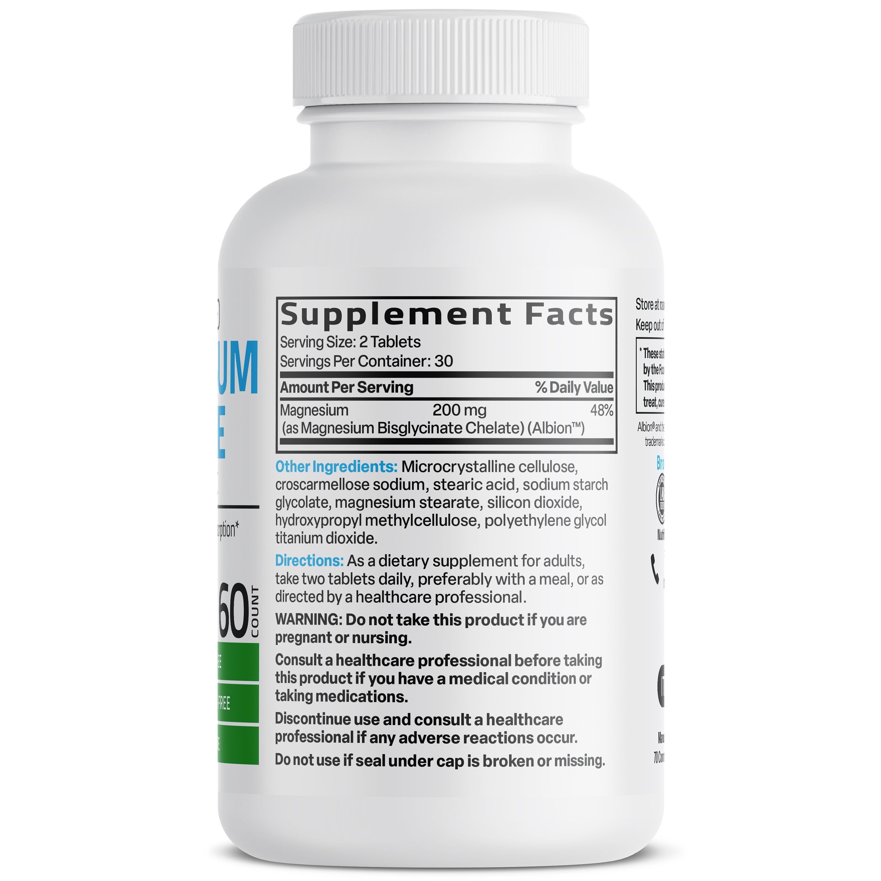 Fully Chelated Magnesium Glycinate