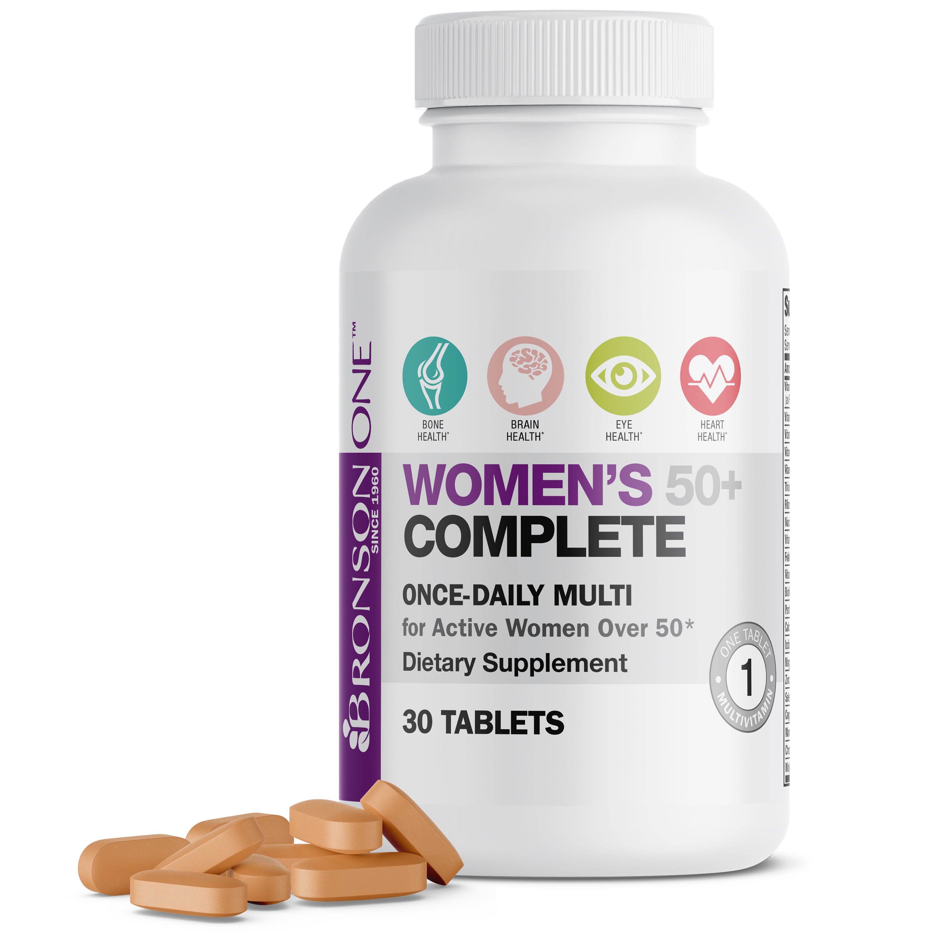 Bronson ONE™ Women’s 50+ Complete Once-Daily Multivitamin view 21 of 6