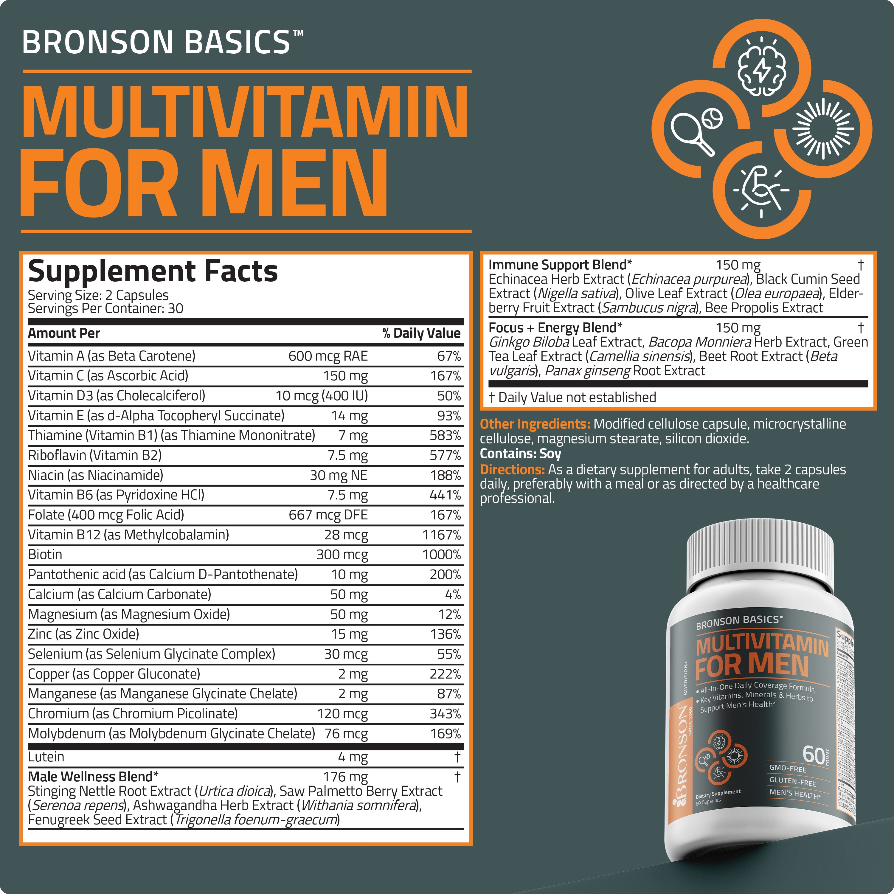 Multivitamin for Men All-in-One Daily Coverage