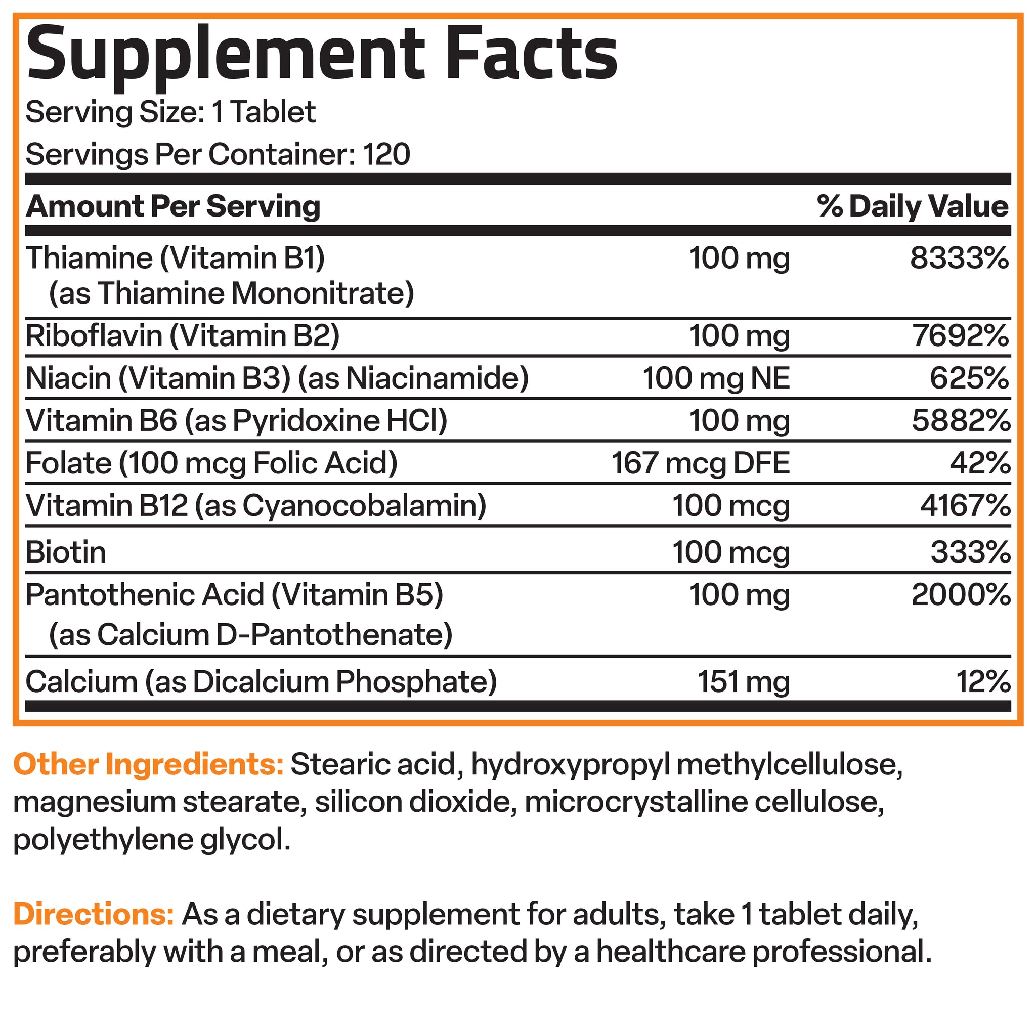 Super Vitamin B 100 Complex Sustained Release | Vitamins & Supplements ...