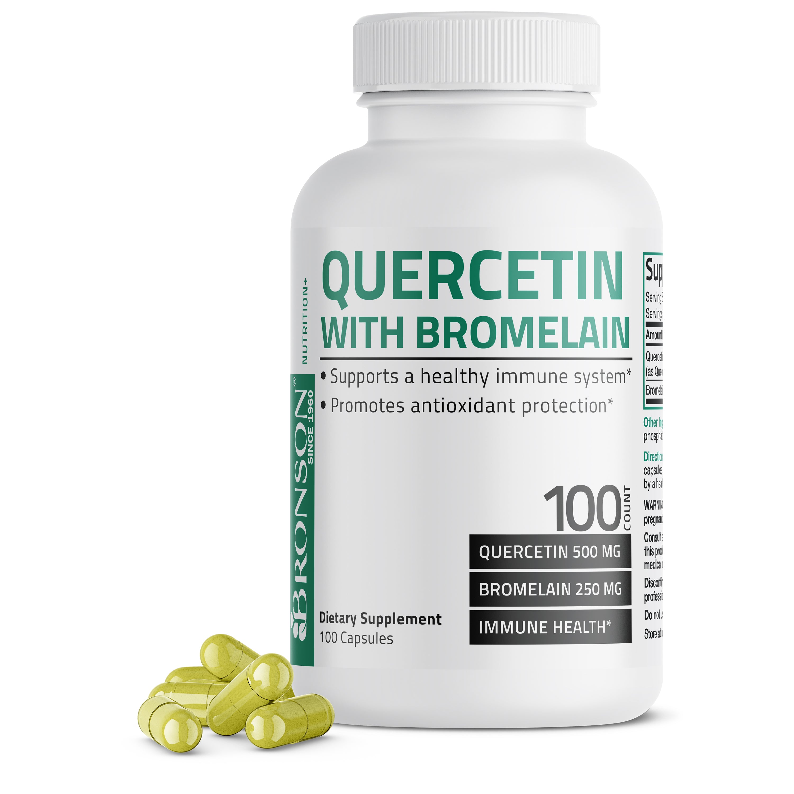 Quercetin & Bromelain - 100 Capsules