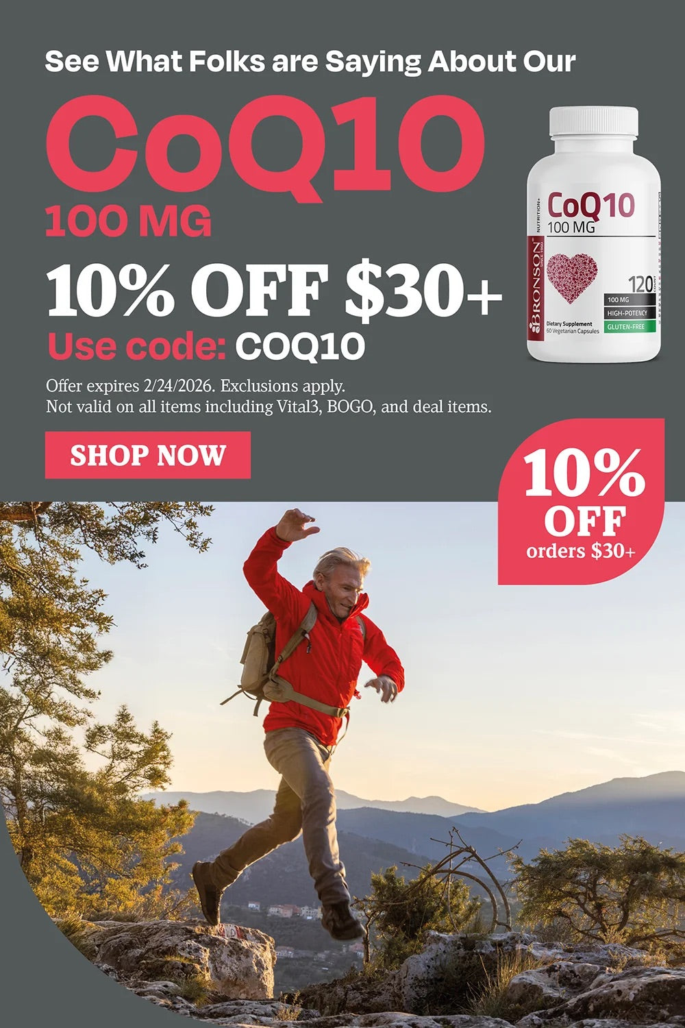 So what folks are saying about our coq10 100mg. 10% off $30 use code COQ10