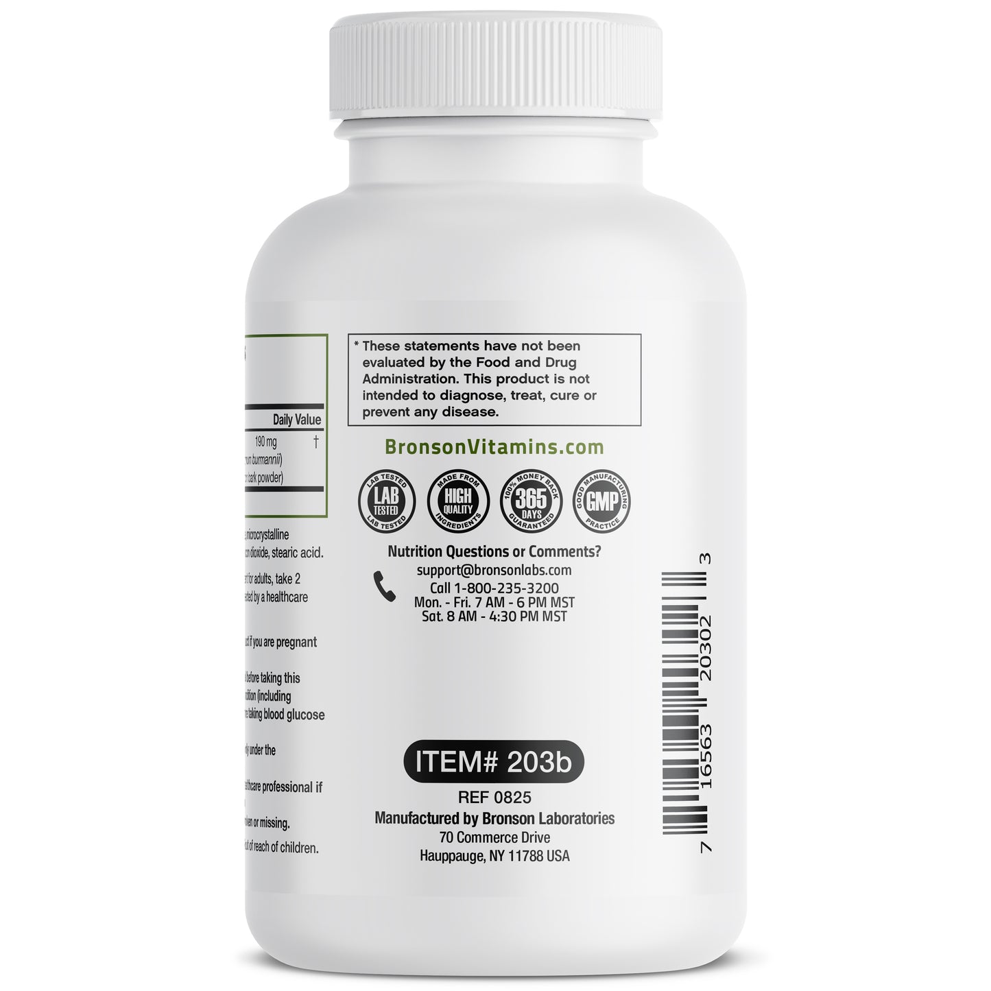Cinnamon High-Potency - 1,000 mg - 250 Capsules
