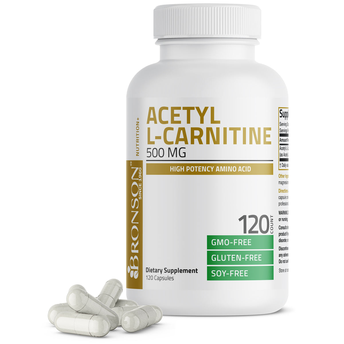 acetyl-l-carnitine effect on levothyroxine replacement Basic L-Carnitine Capsules 500mg, 36 ct main image 0