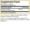 Acetyl L-Carnitine - 500 MG view 4 of 4