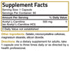 Acetyl L-Carnitine - 500 MG view 8 of 4