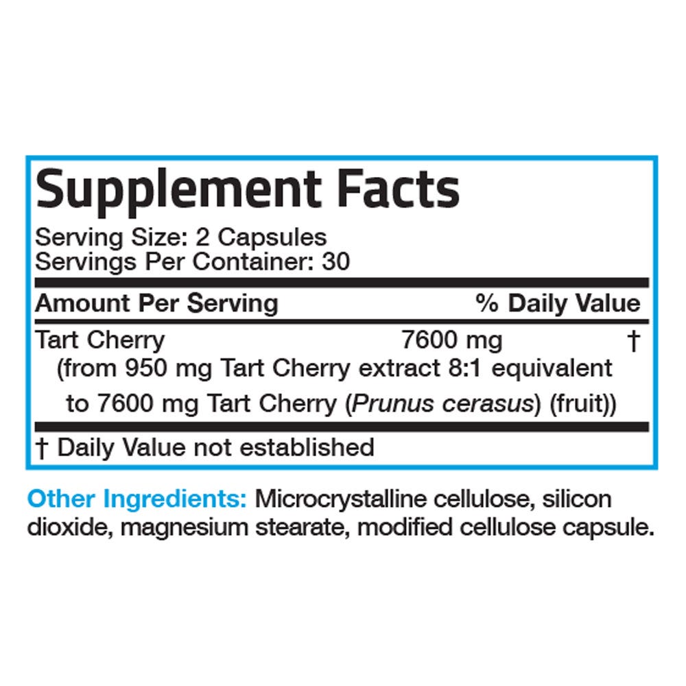 Tart Cherry Extract Maximum Strength - 7,600 MG view 12 of 6