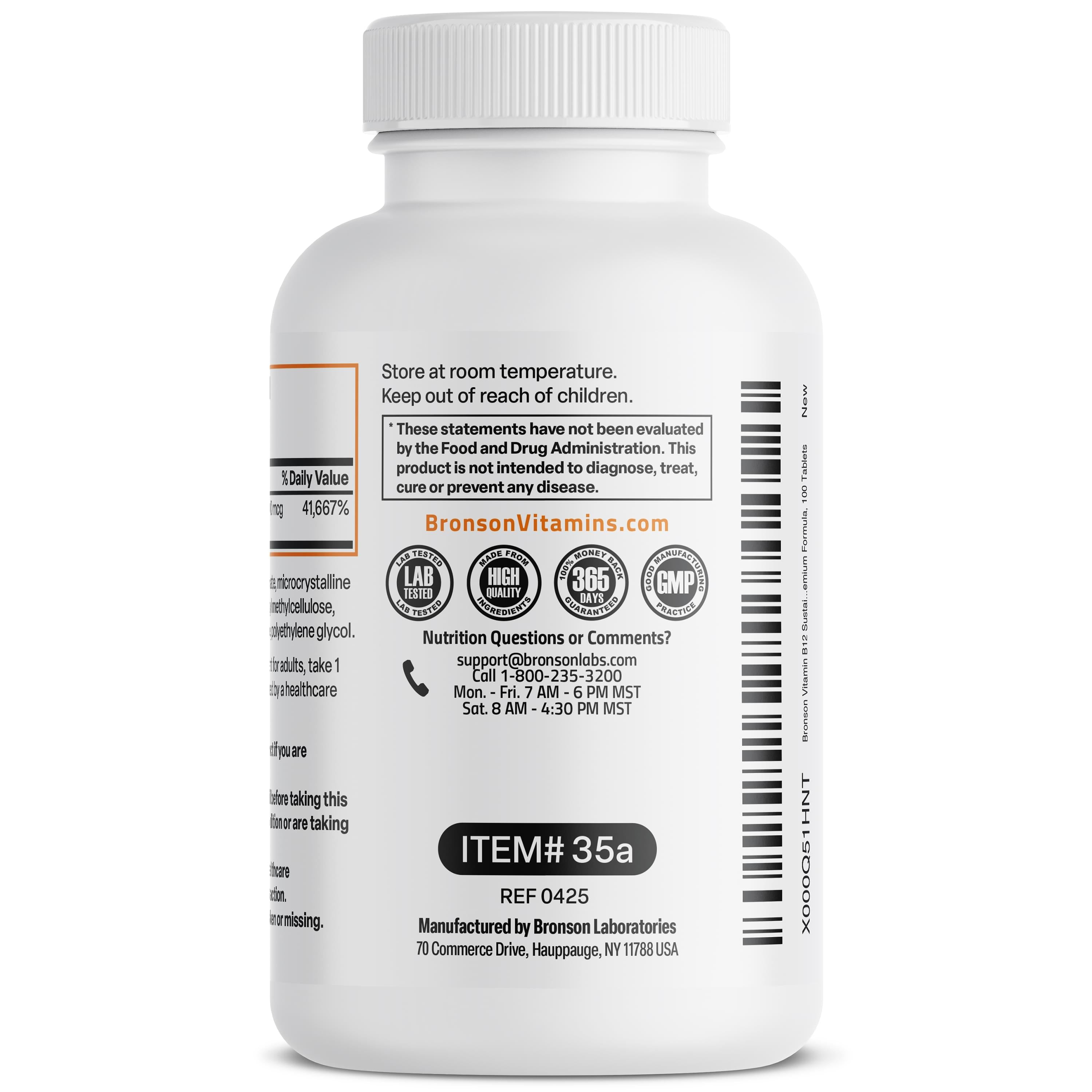 Vitamin B12 Sustained Release Non-GMO - 1,000 mcg