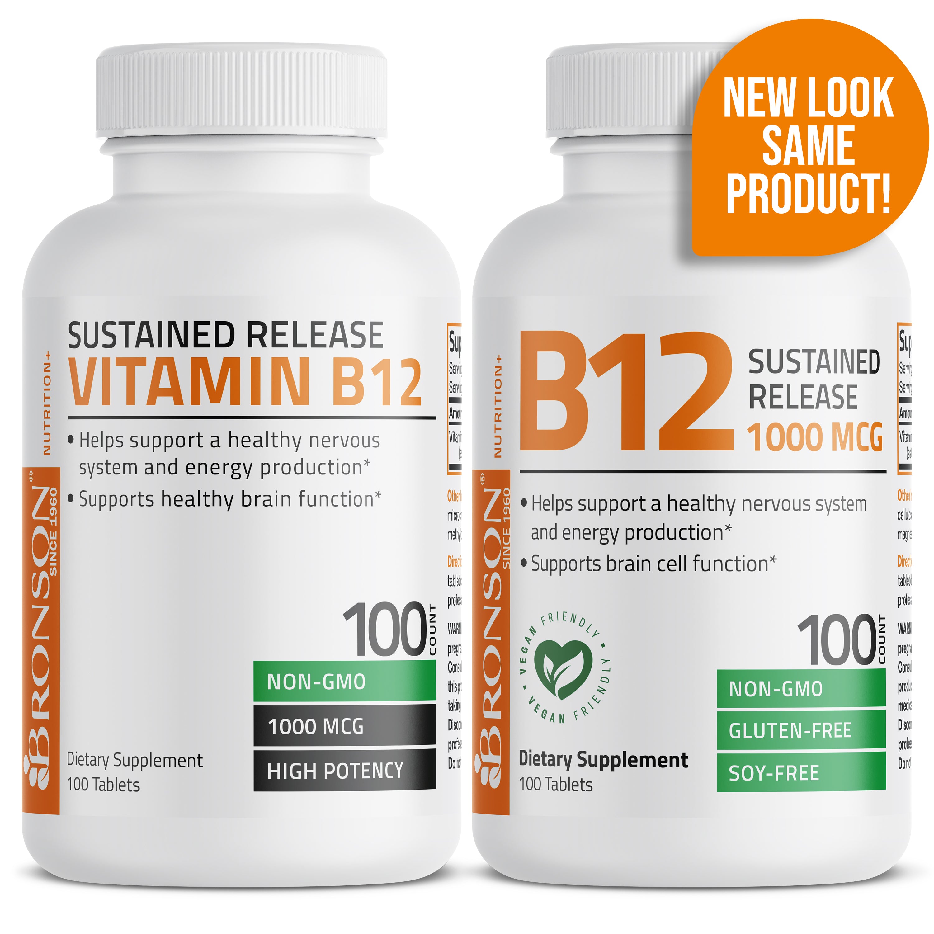 Vitamin B12 Sustained Release Non-GMO - 1,000 mcg view 12 of 5