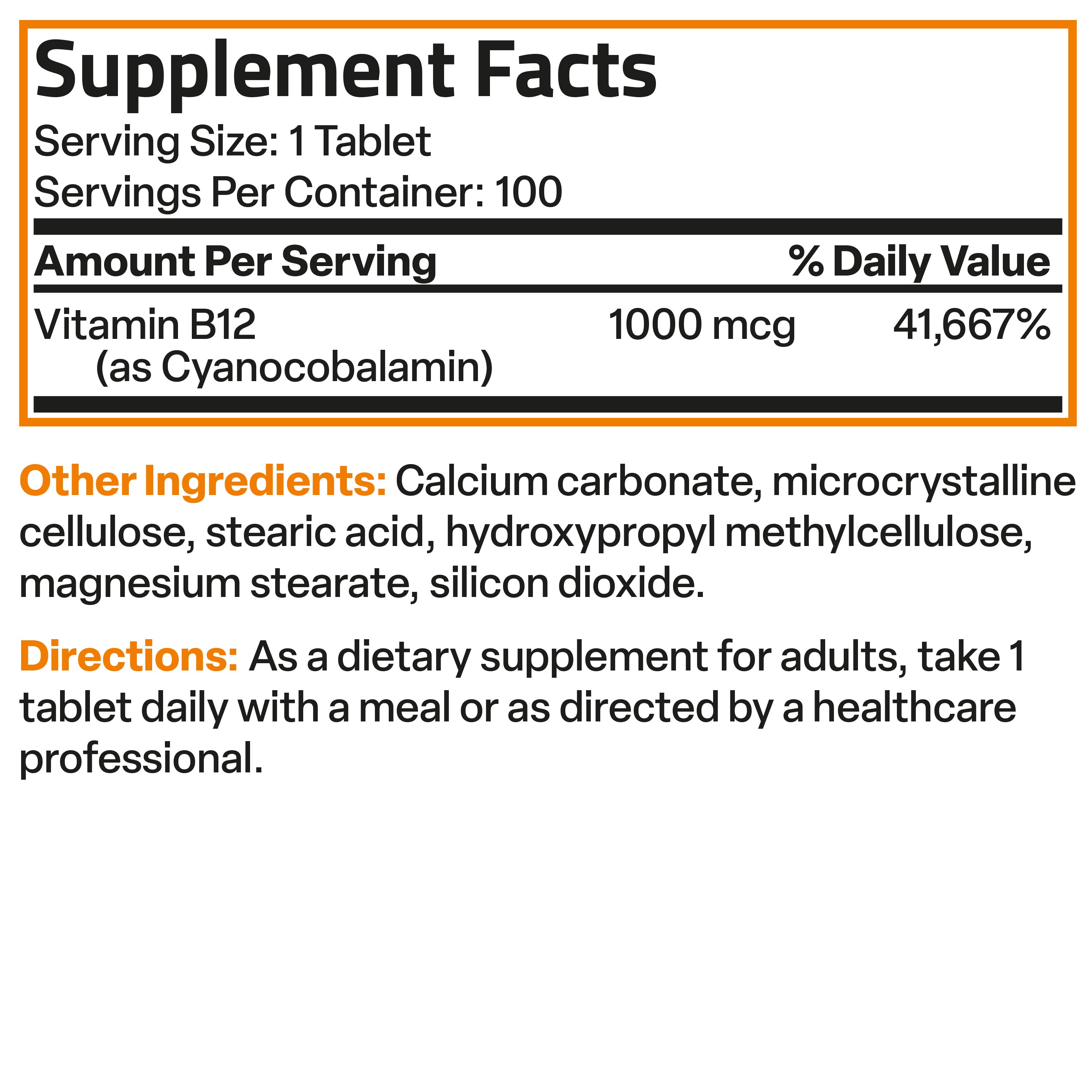 Vitamin B12 Sustained Release Non-GMO - 1,000 mcg view 14 of 5