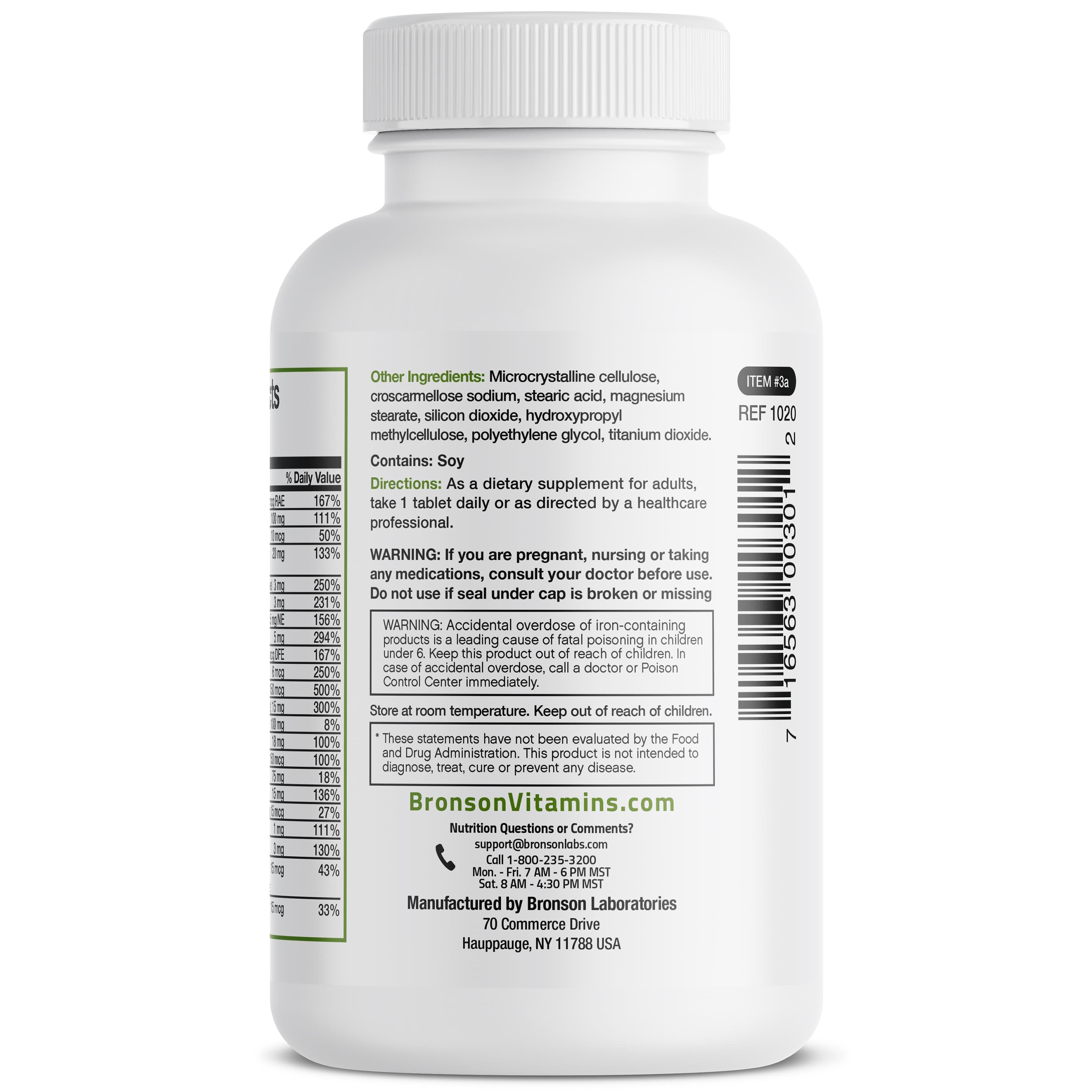 Once Daily Vitamin & Mineral Multivitamin Formula