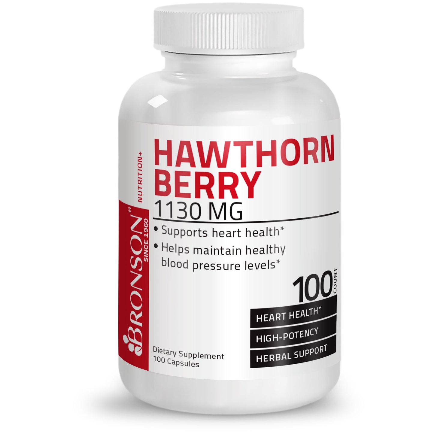 Hawthorn Berry - 1,130 mg - 100 Capsules