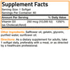 Vitamin D3 - 10,000 IU - 60 Softgels view 5 of 6