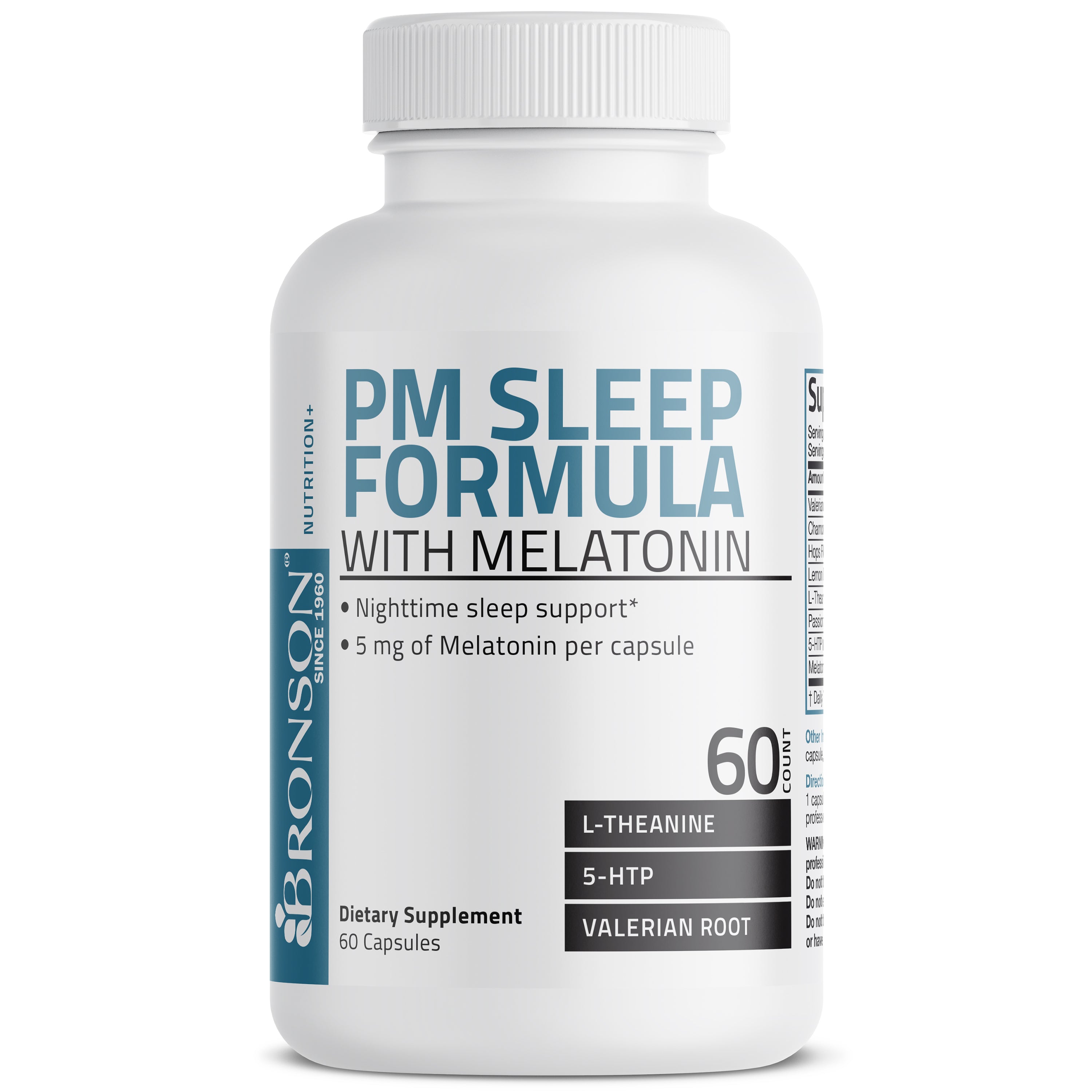PM Sleep Formula with Melatonin - 60 Capsules