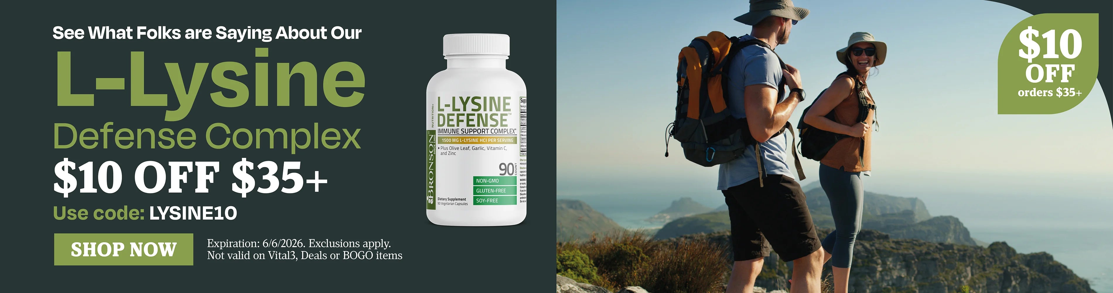 See what folks are saying about our L-lysine defense complex. $10 off $35 use code LYSINE10