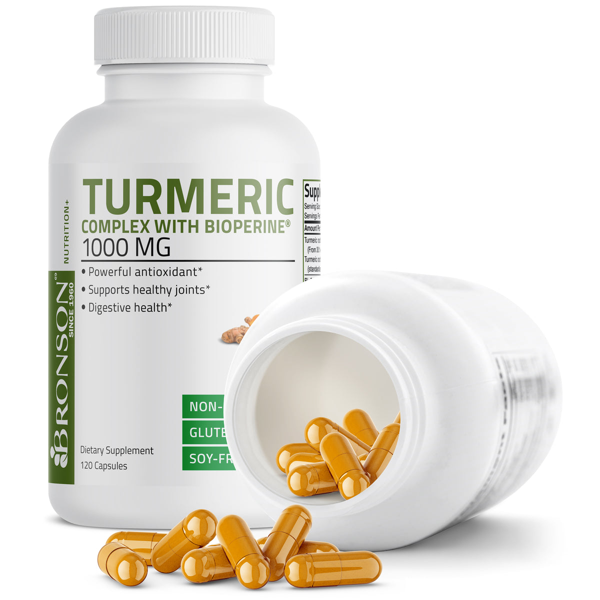 Tumeric With Bioperine Turmeric Complex with BioPerine® 60 Capsules | Herbs & Herbal Extracts ...