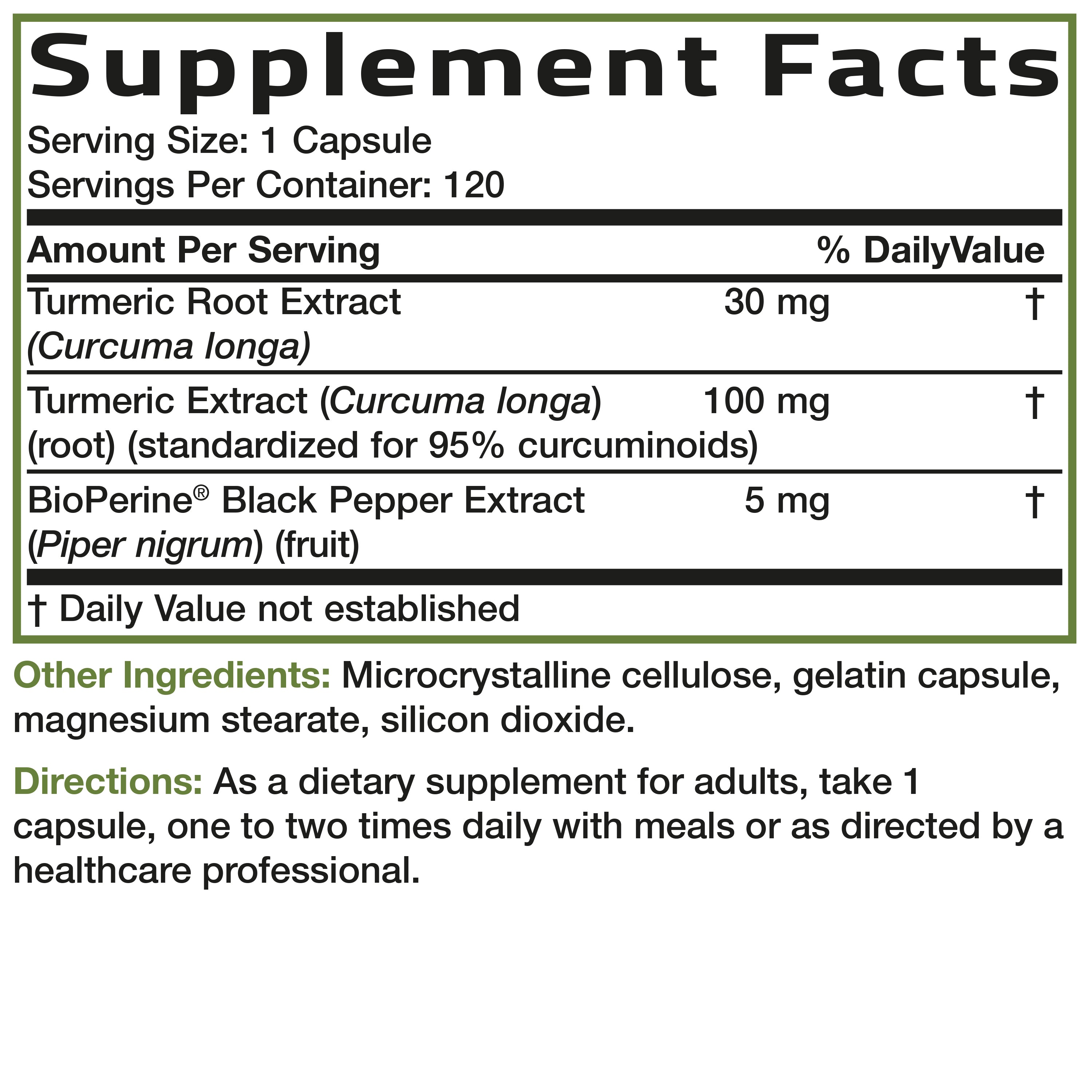 Turmeric Complex with BioPerine®
