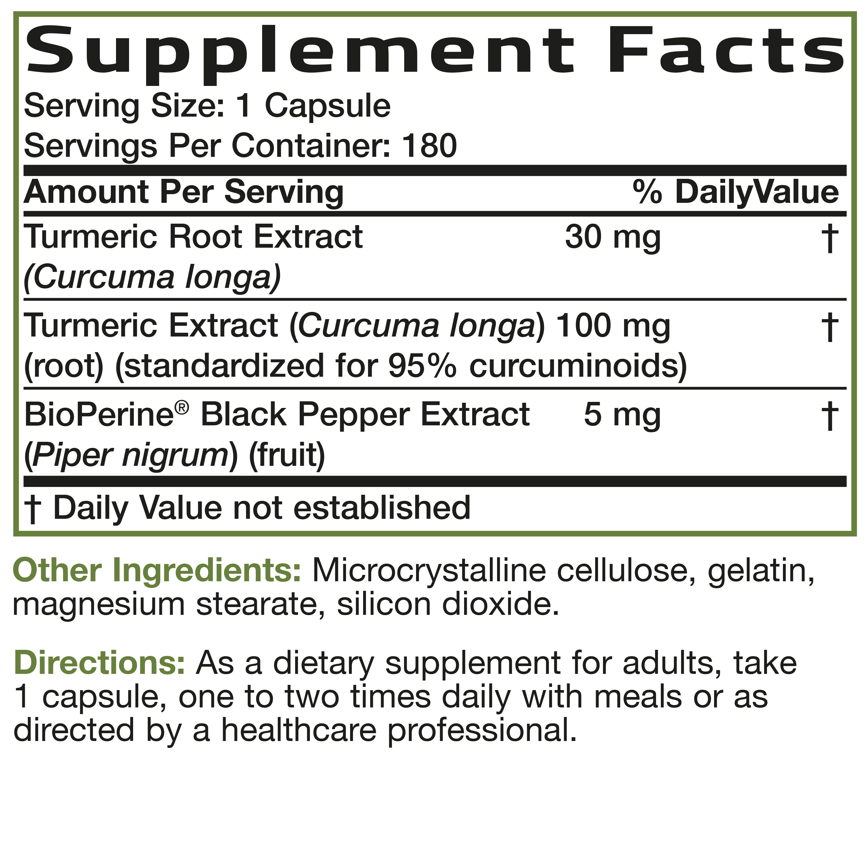 Turmeric Complex with BioPerine®
