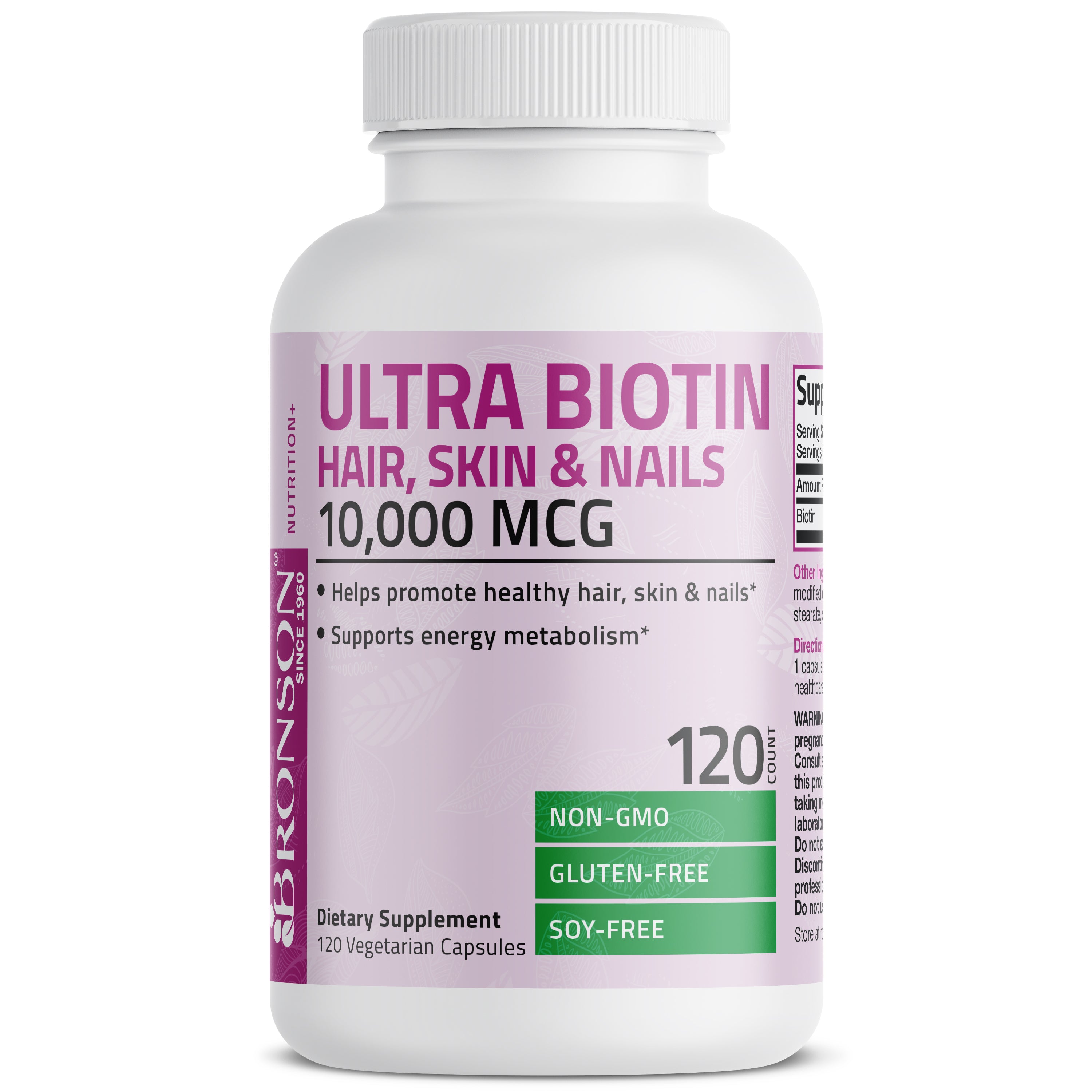 Ultra Biotin Hair, Skin & Nails - 10,000 mcg view 4 of 14