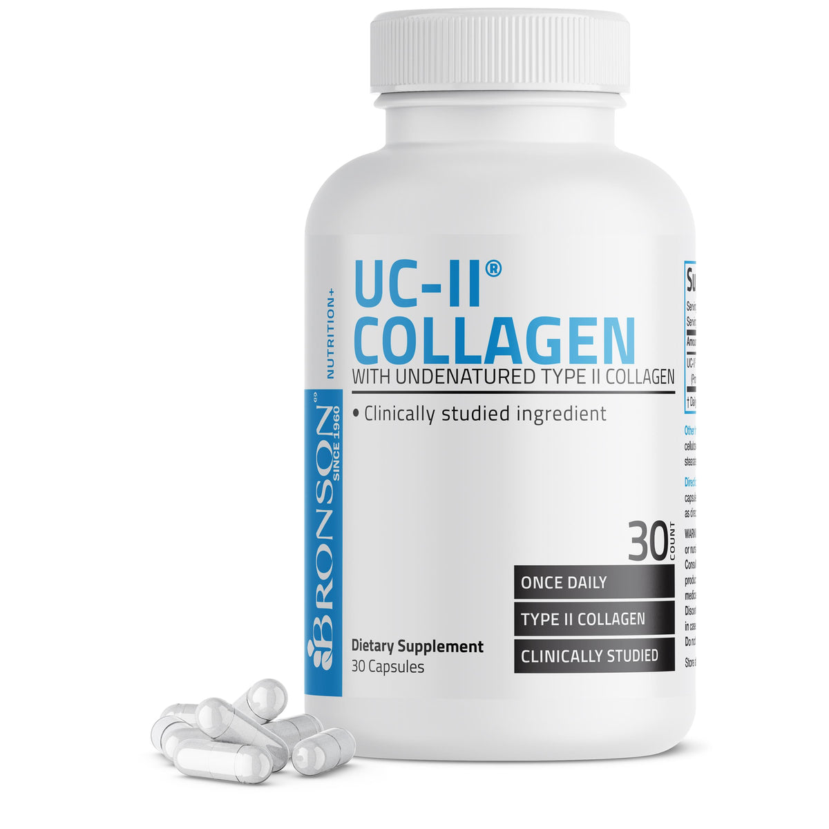 Bronson UC-II® Type II Collagen 30 Capsules | Joint Health 