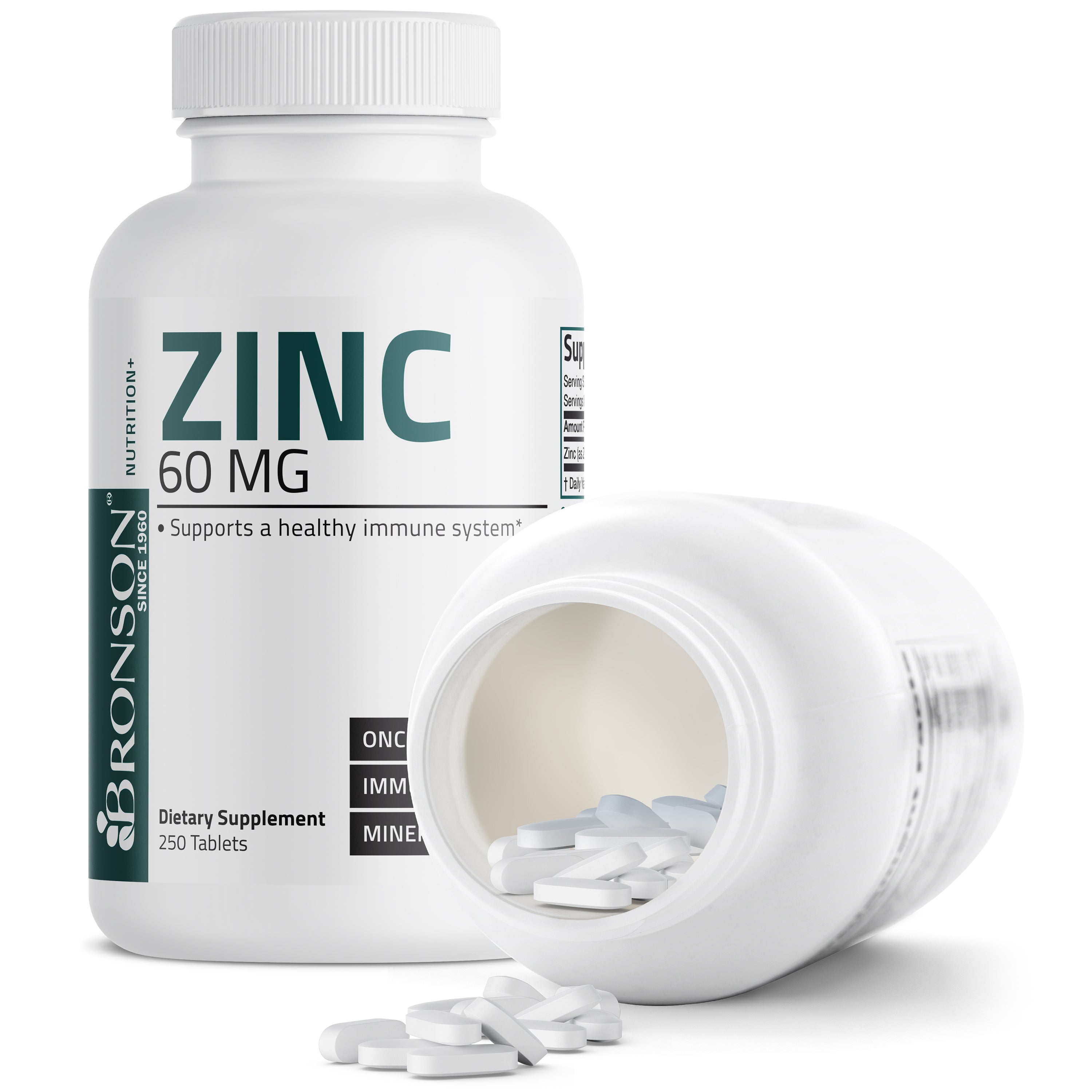 Zinc Gluconate - 60 mg - 250 Tablets