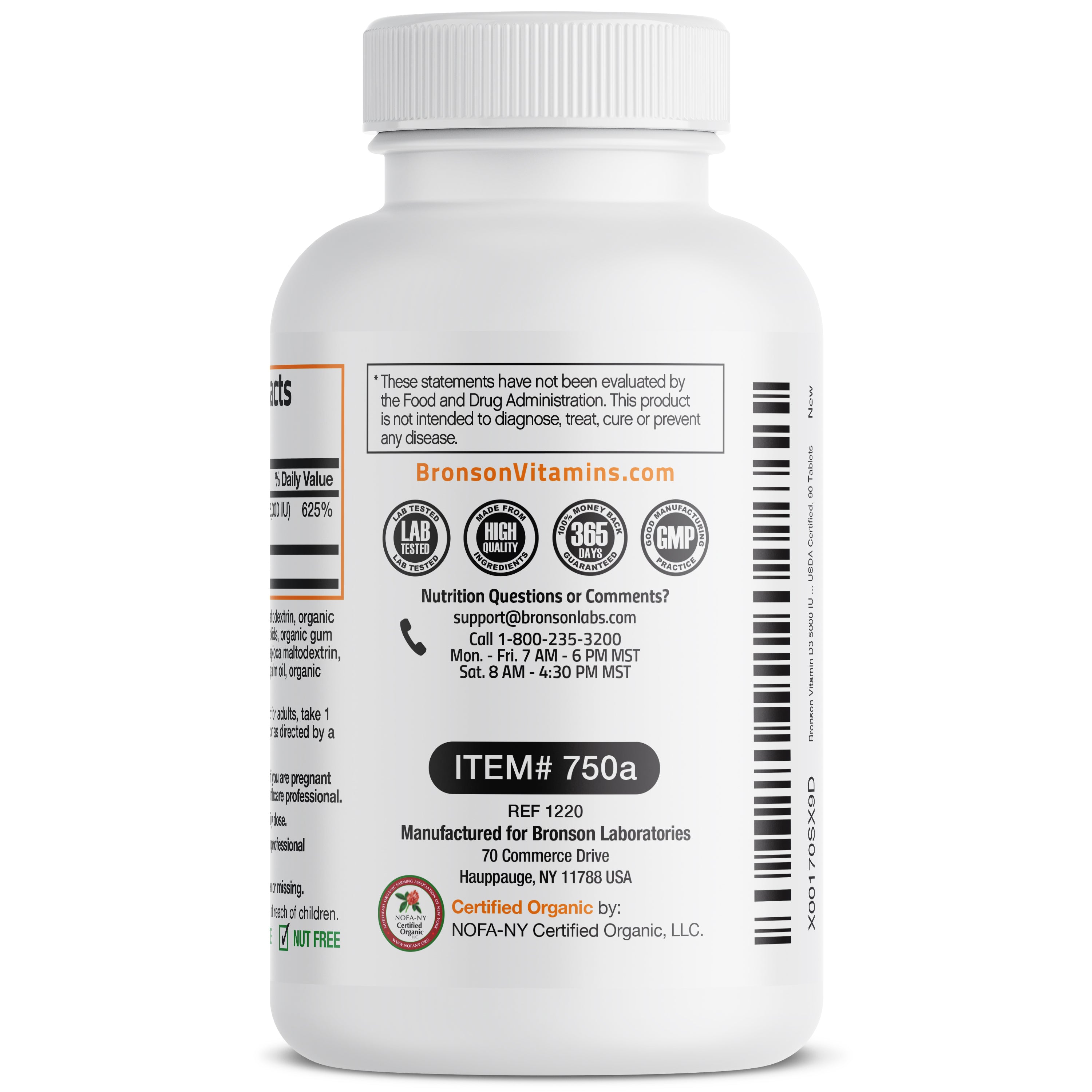 Vitamin D3 USDA Certified Organic - 5,000 IU view 13 of 6
