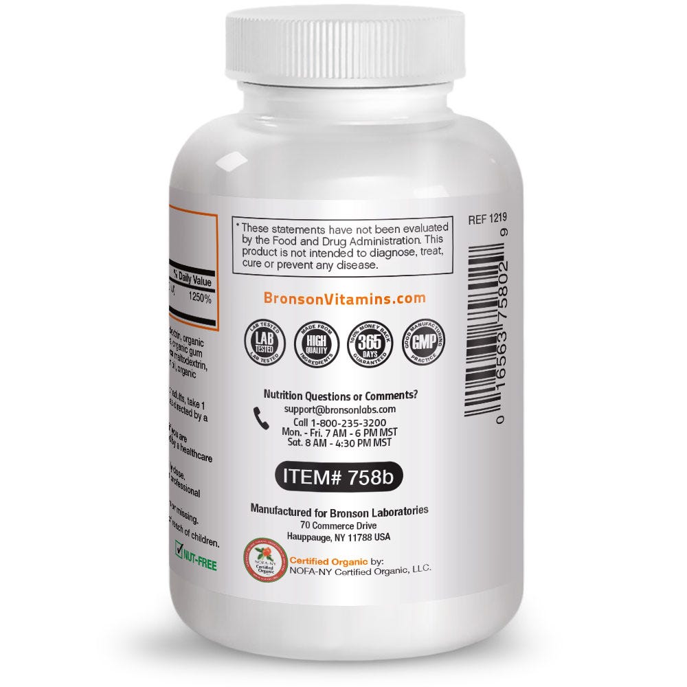 Vitamin D3 High Dose USDA Certified Organic - 10,000 IU view 11 of 6