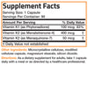 Vitamin K Triple Play™ with K1 and K2 - 550 mcg view 12 of 6