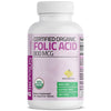 Folic Acid (Folate) Vegetarian USDA Certified Organic - 800 mcg view 9 of 6