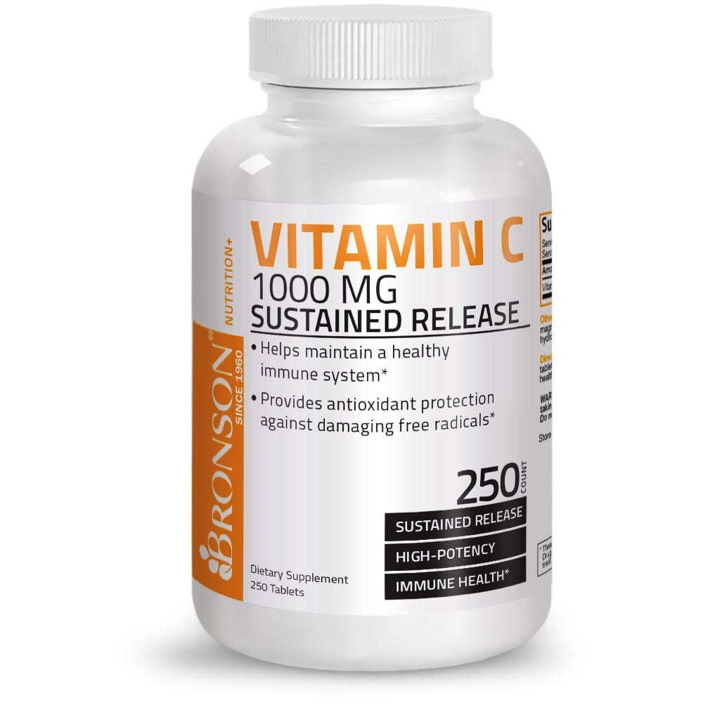 Vitamin C Ascorbic Acid Sustained Release - 1,000 mg view 7 of 6