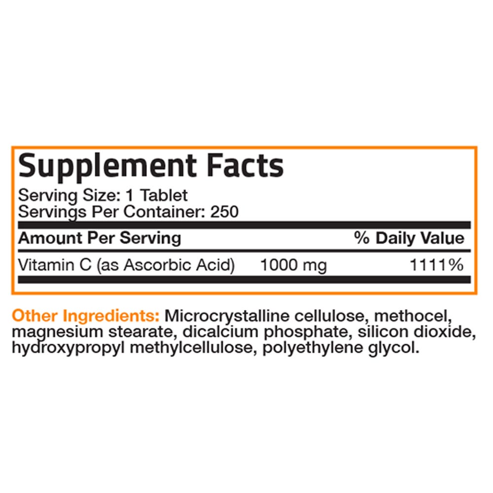 Vitamin C Ascorbic Acid Sustained Release - 1,000 mg view 12 of 6