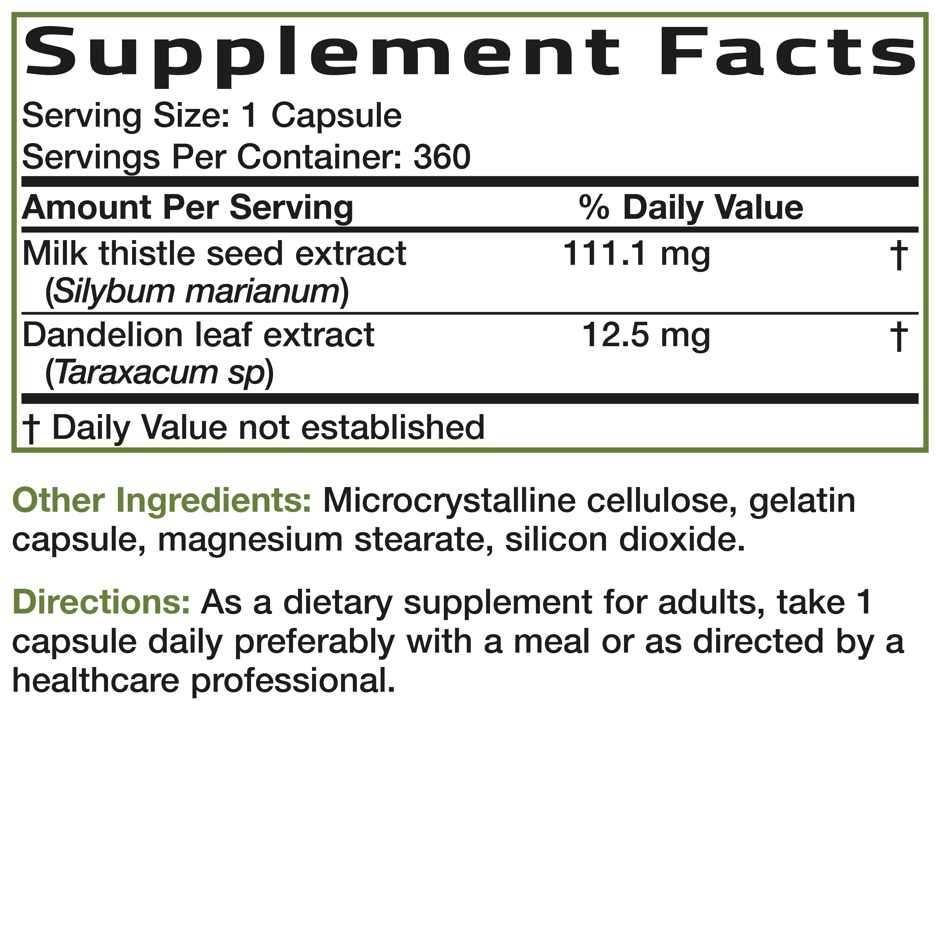 Milk Thistle Seed Extract