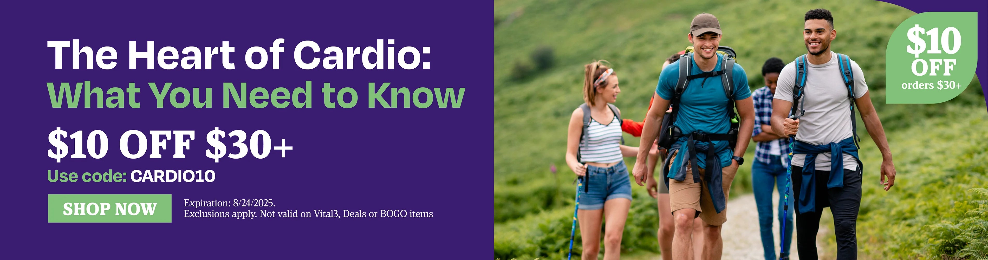 The heart of cardio: What you need to know $10 OFF $30 use code CARDIO10